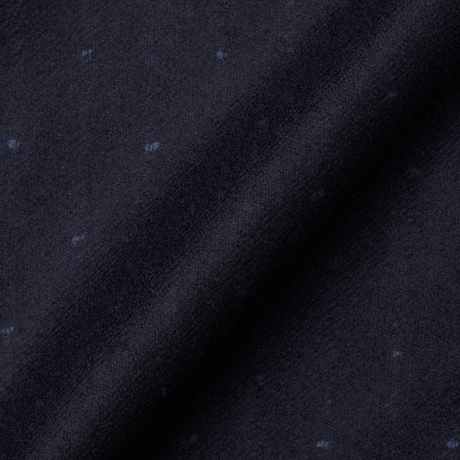 Vannucci Navy Blue Dotted Wool Peak Lapel Suit EU 52 NEW US 42