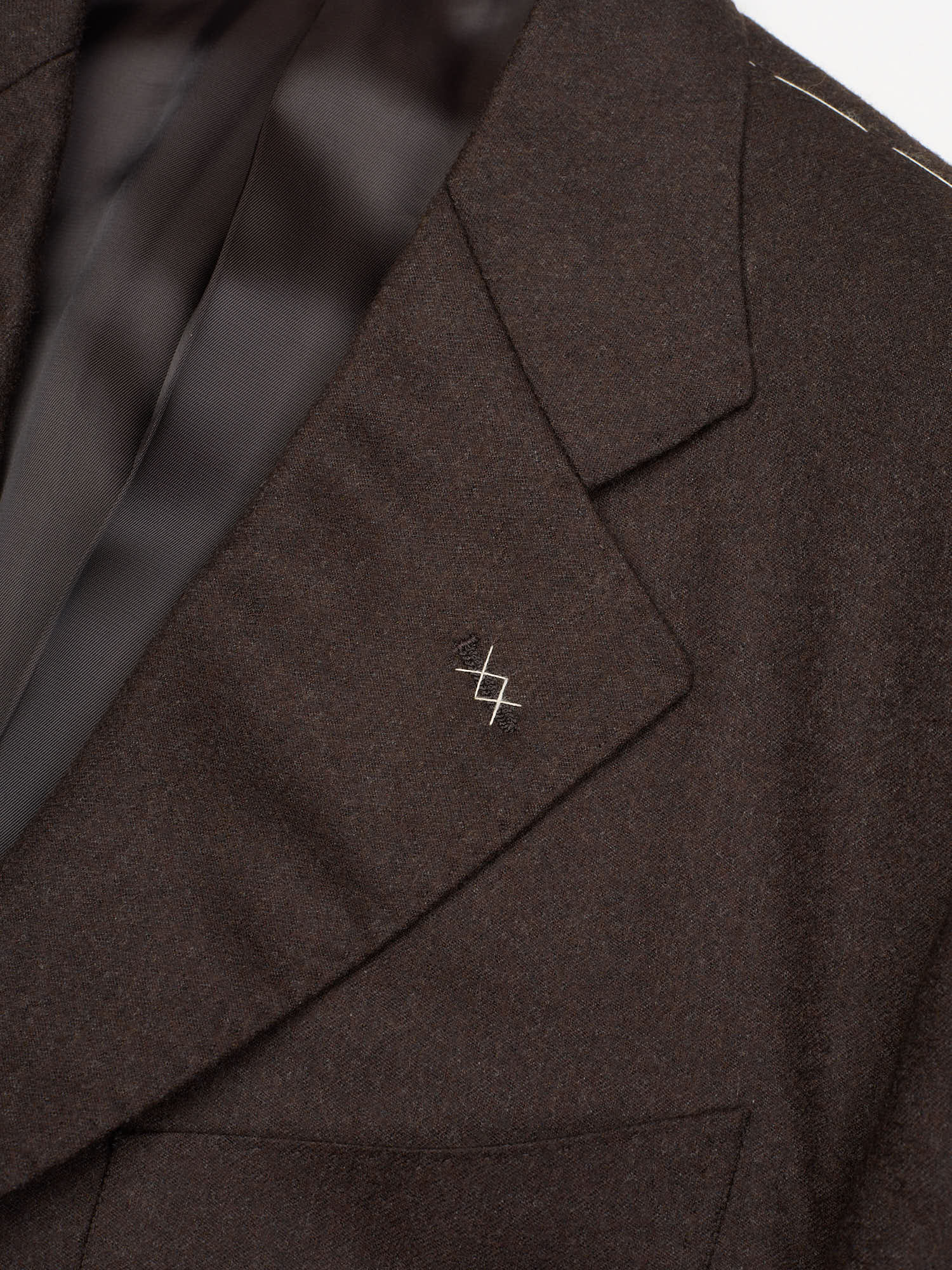 Sir Wilson Torino Diplomat Brown Virgin Cerruti Wool Suit