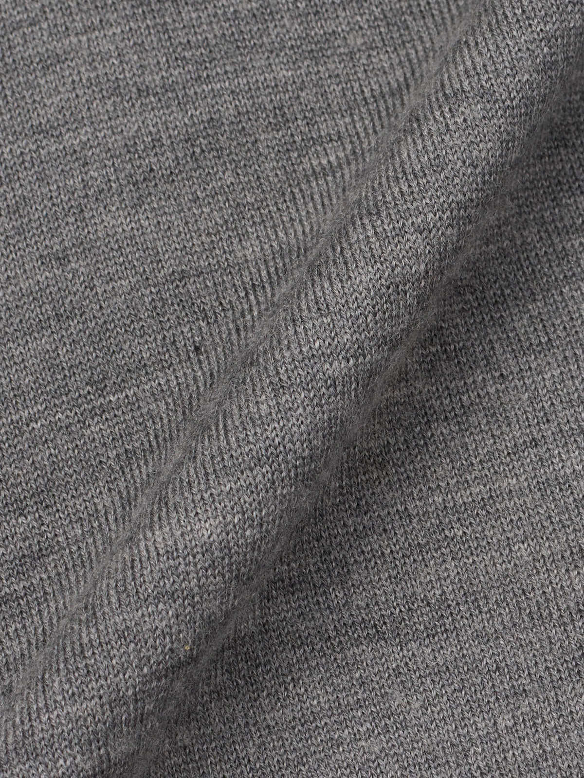 CESARE ATTOLINI Gray Wool-Silk V-Neck Sweater NEW M