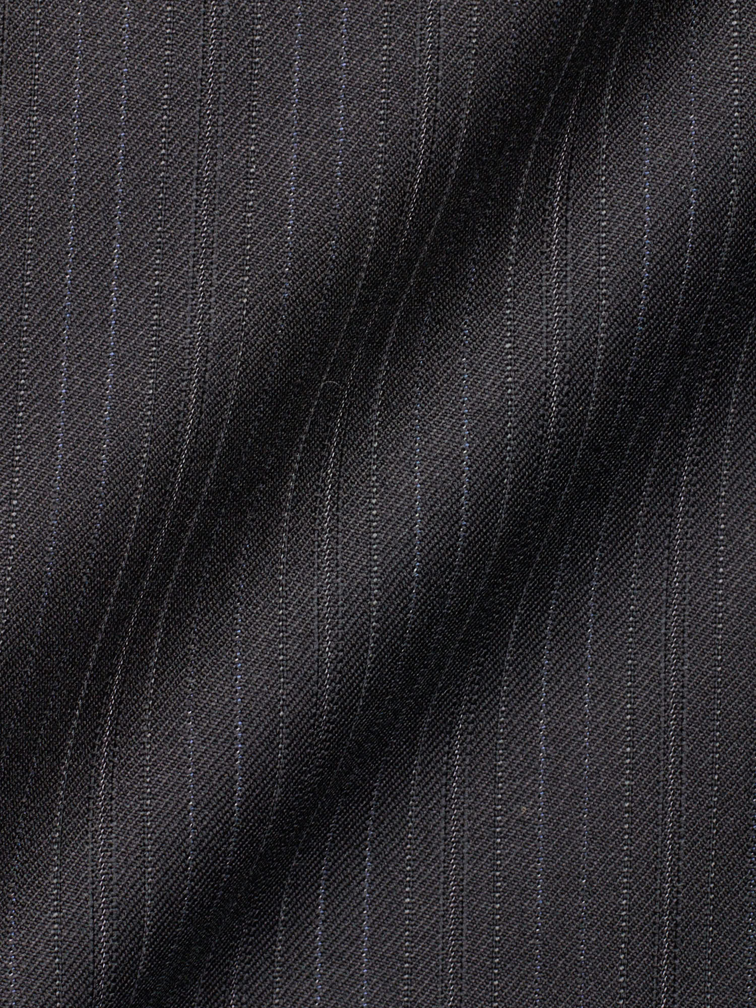 CESARE ATTOLINI Napoli Handmade Black Pinstripe Wool Suit EU 54 US 44