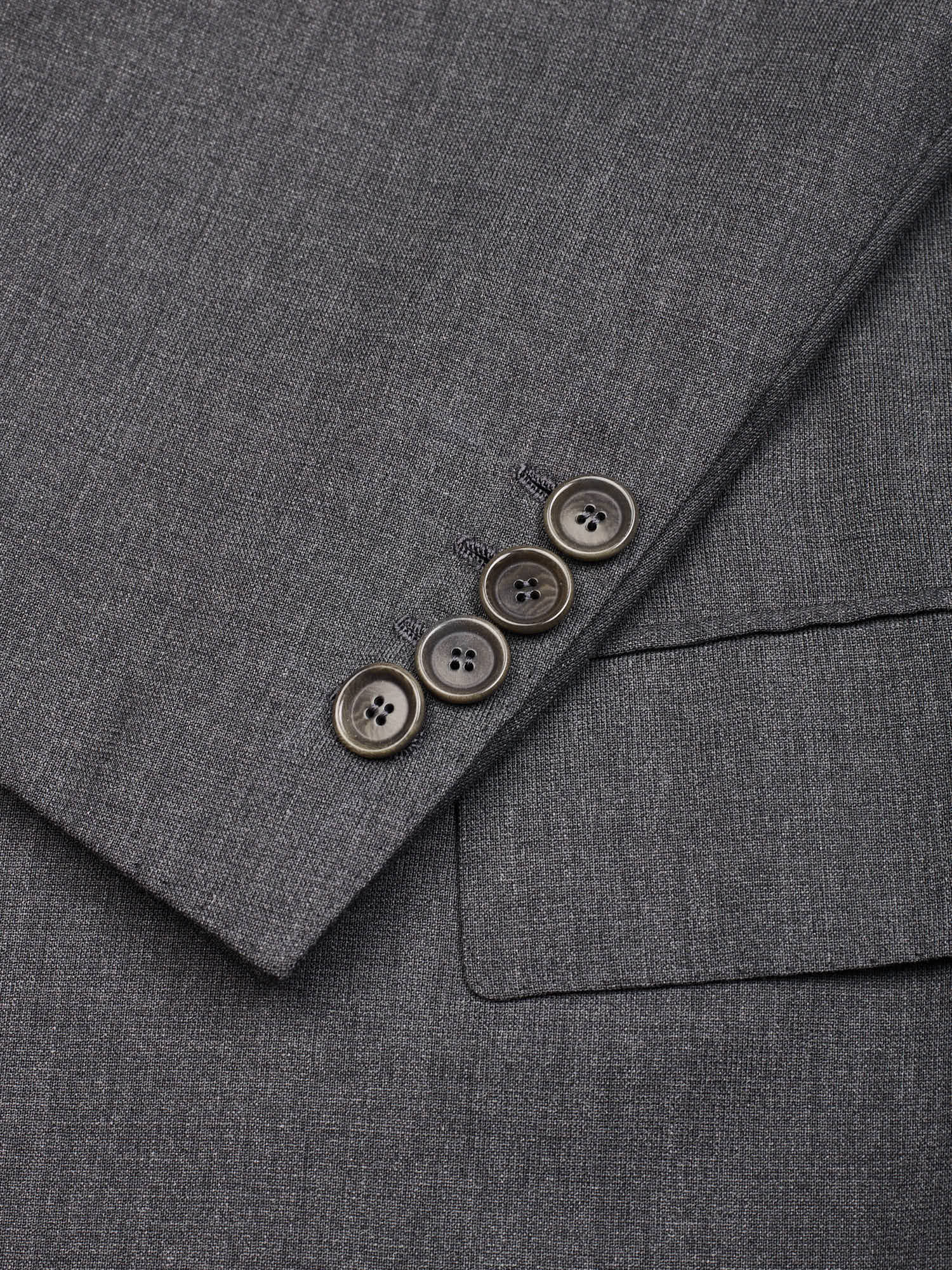 CESARE ATTOLINI Napoli Handmade Gray Wool Suit EU 54 US 44
