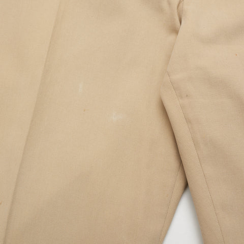 CESARE ATTOLINI Napoli Handmade Beige Twill Cotton Suit EU 54 US 44 Slim Regular Fit