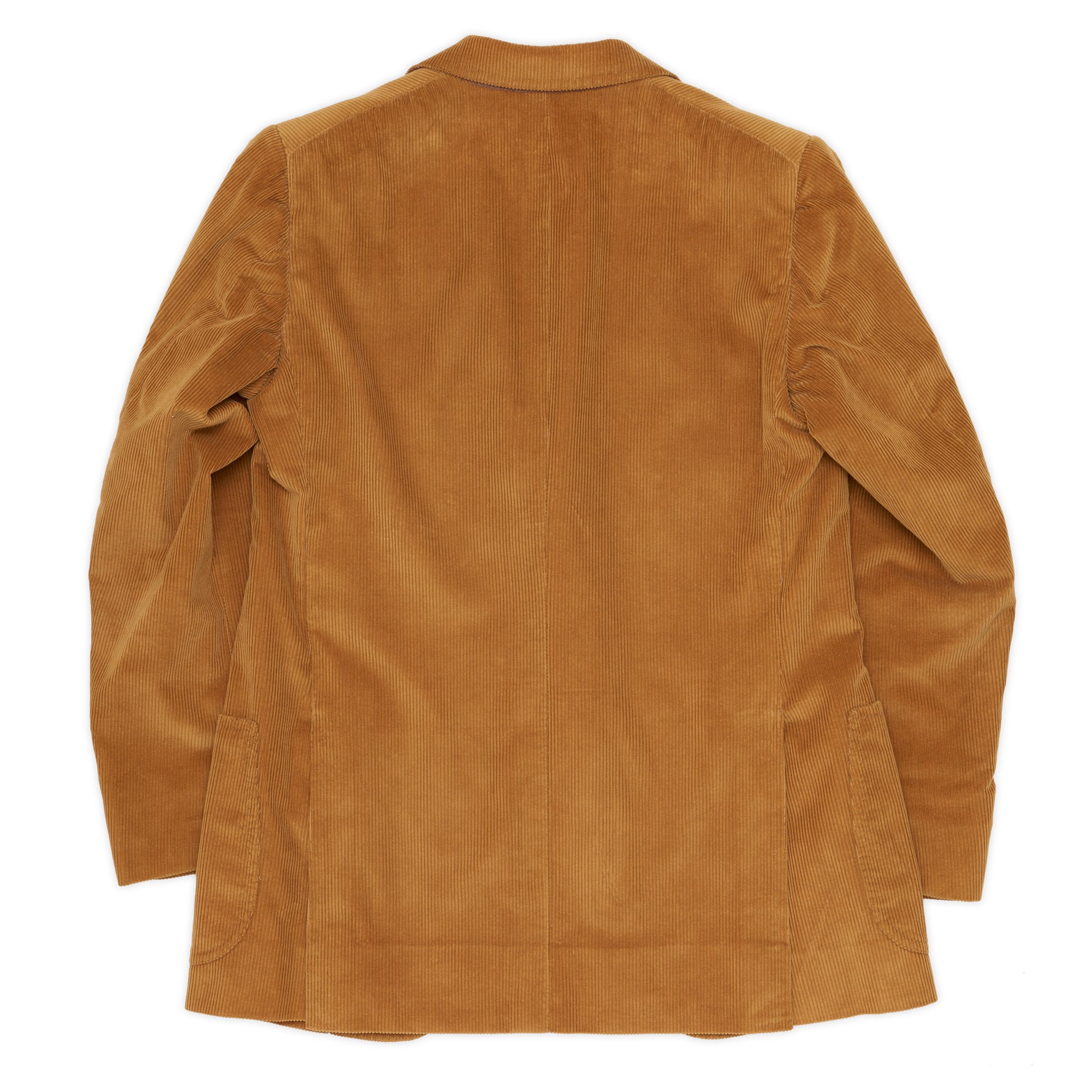 CESARE ATTOLINI Napoli Handmade Brown Corduroy Cotton Jacket EU 48 US 38