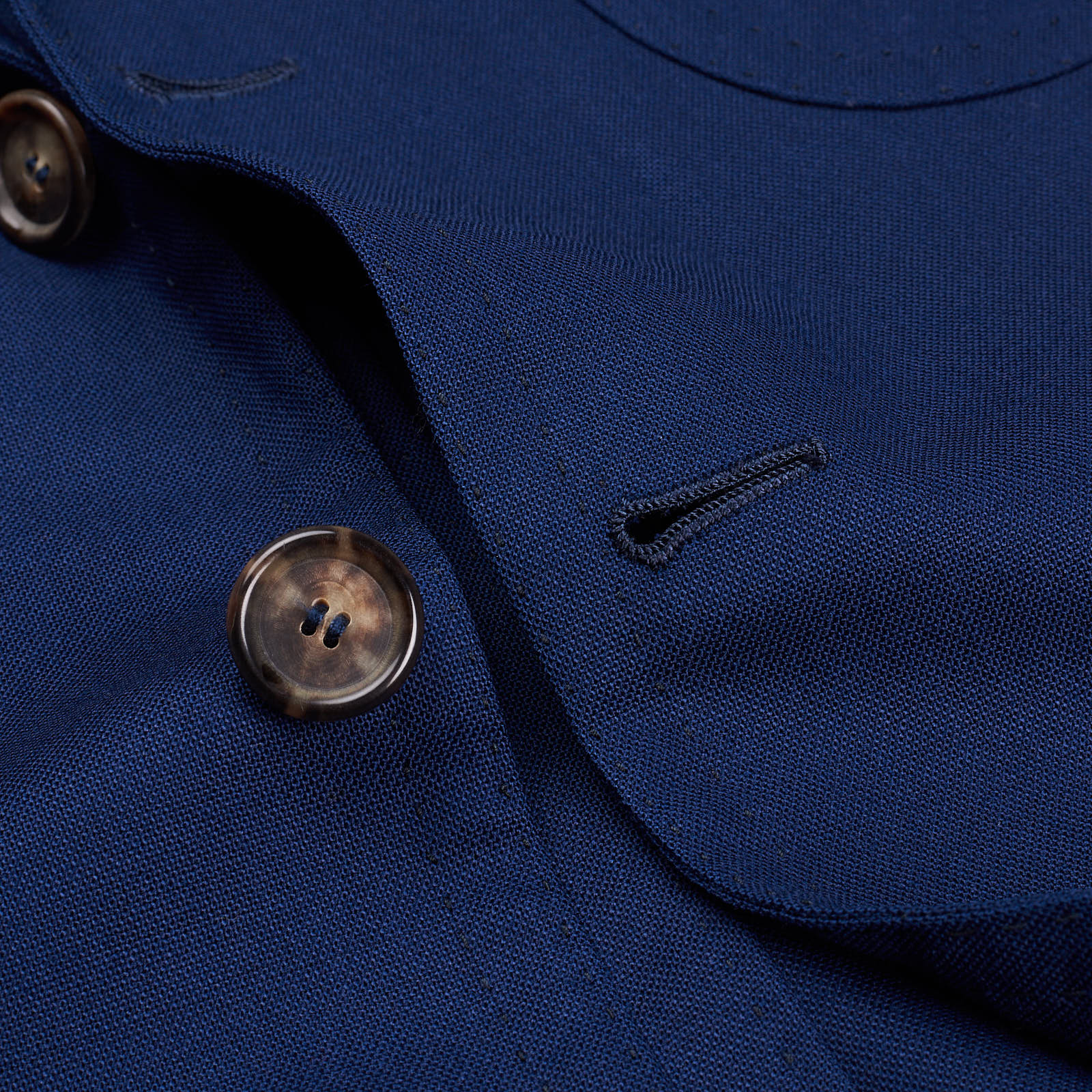 CESARE ATTOLINI for M.BARDELLI Handmade Blue Wool Jacket EU 50 NEW US