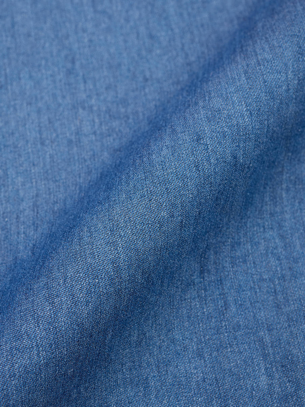 CHARVET Paris Blue Cotton MTM Denim Shirt