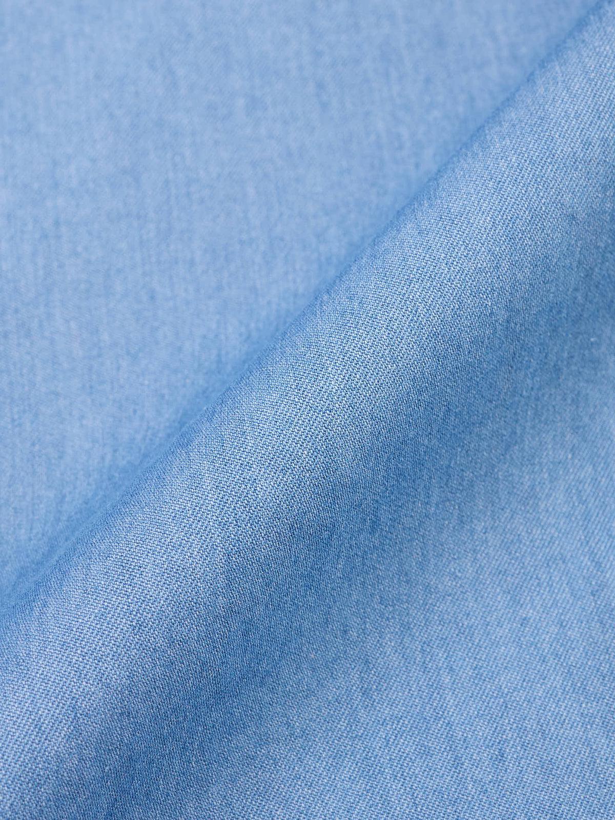 CHARVET Paris Light Blue Cotton MTM Denim Shirt