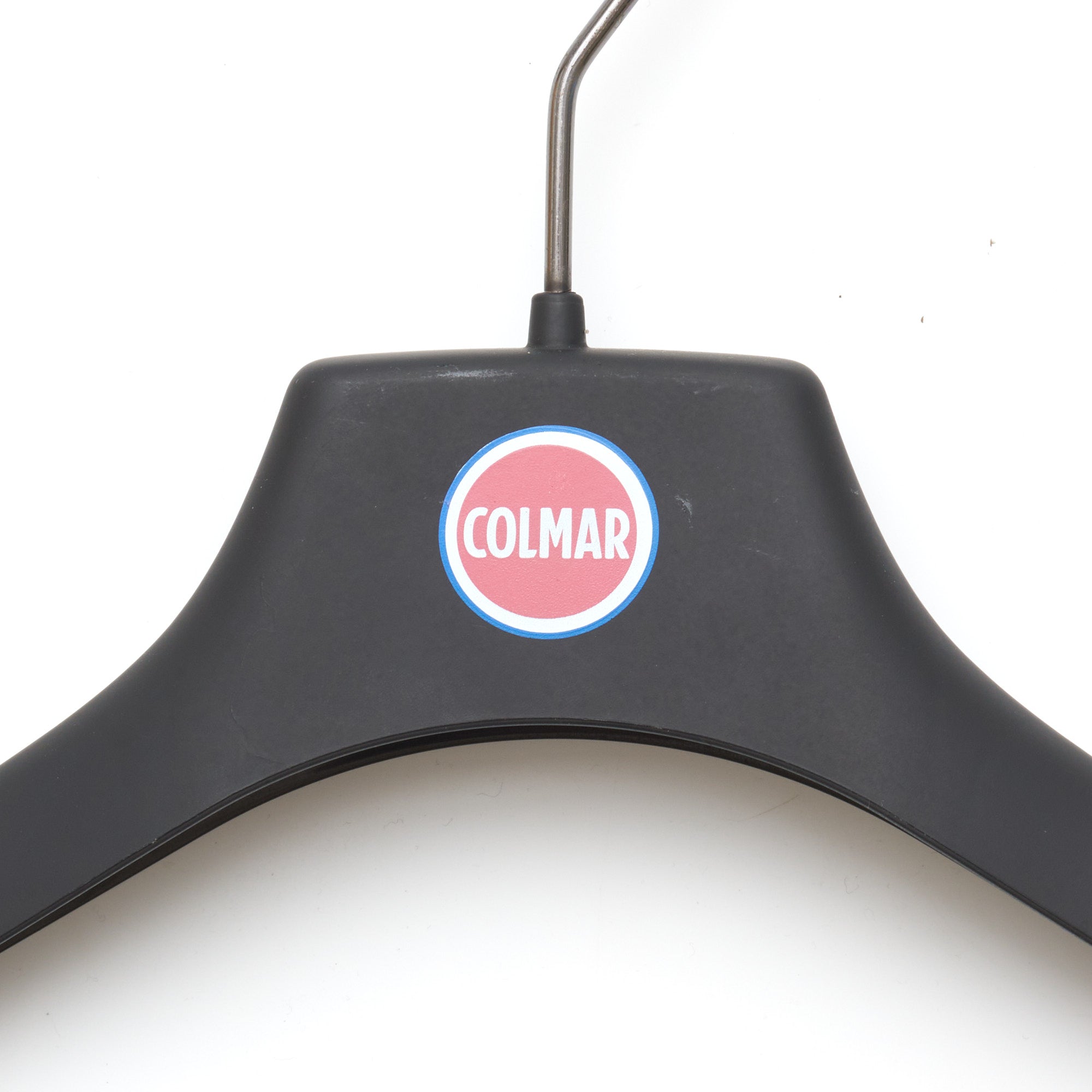 COLMAR Black Plastic Lightweight Coat Hanger Set of 5 COLMAR