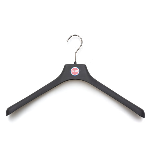 COLMAR Black Plastic Lightweight Coat Hanger Set of 5