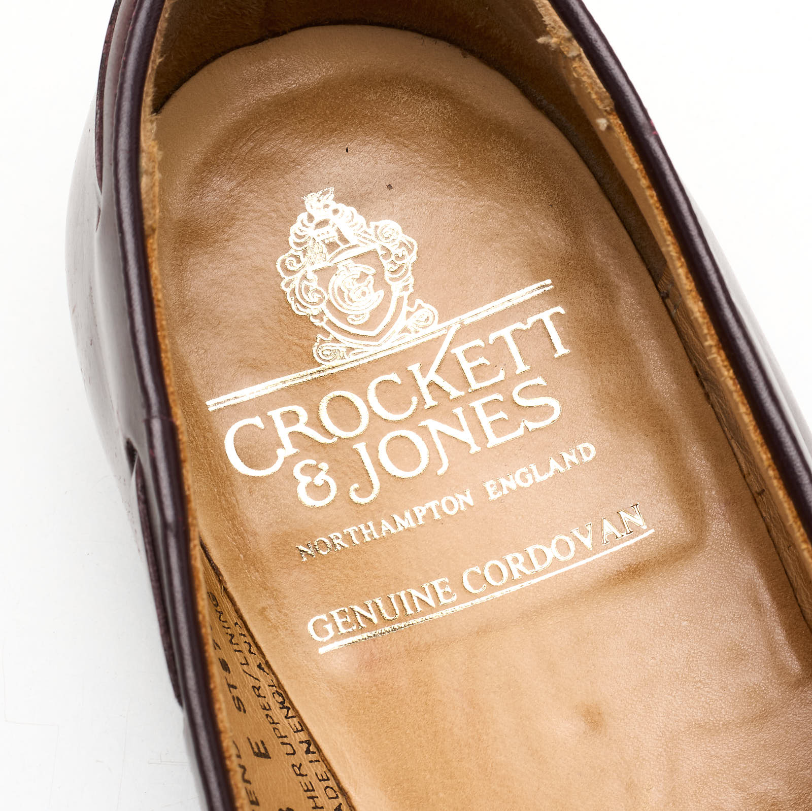 CROCKETT & JONES Cordovan Cavendish 2 Tassel Loafer Shoes UK 8E US 8.5