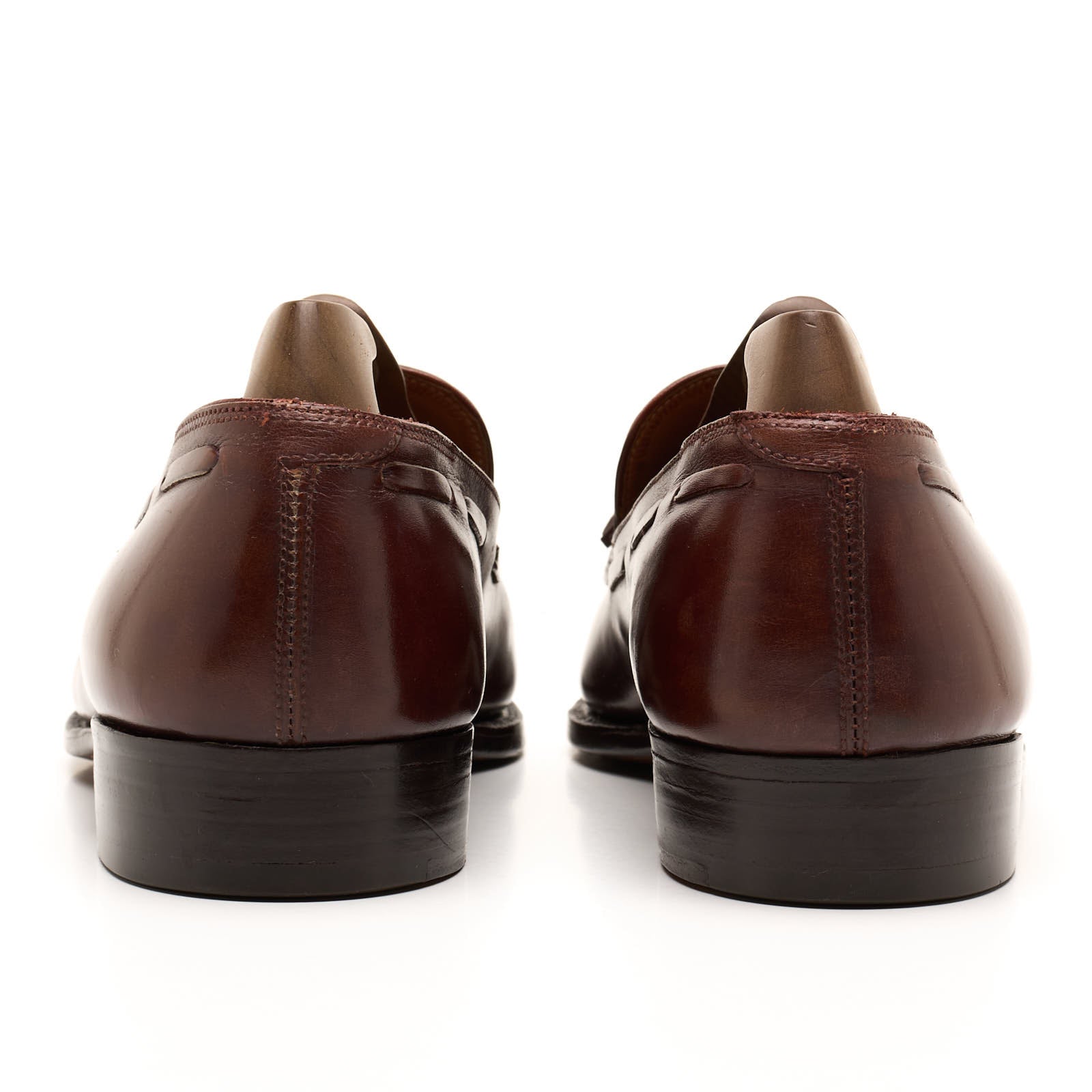 JOHN LOBB Bespoke Brown Tassel Loafers Shoes UK 6.5E US 7.5 Last 4515