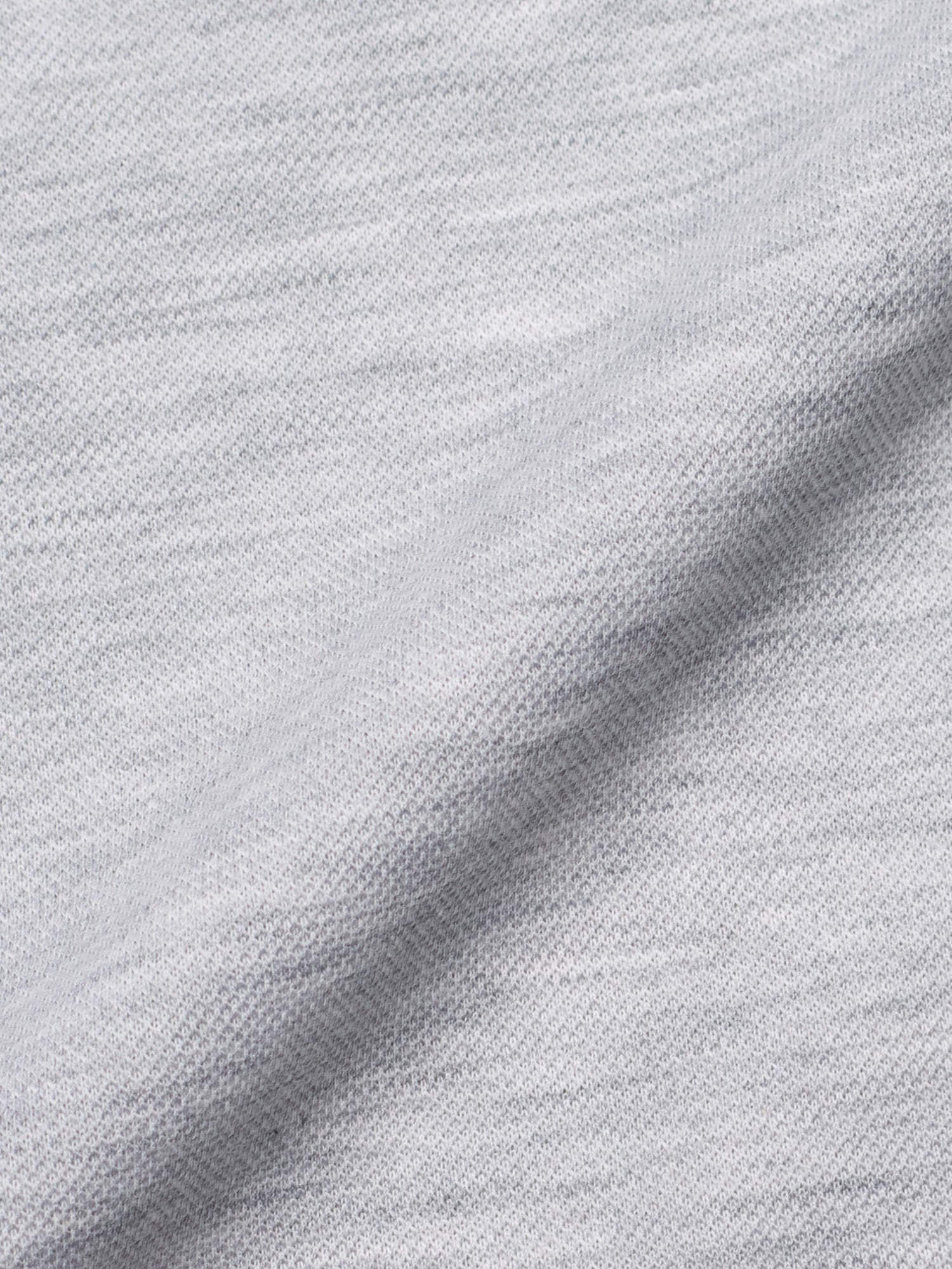 DALMINE 1952 Gray Giza Cotton Short Sleeve Polo Shirt