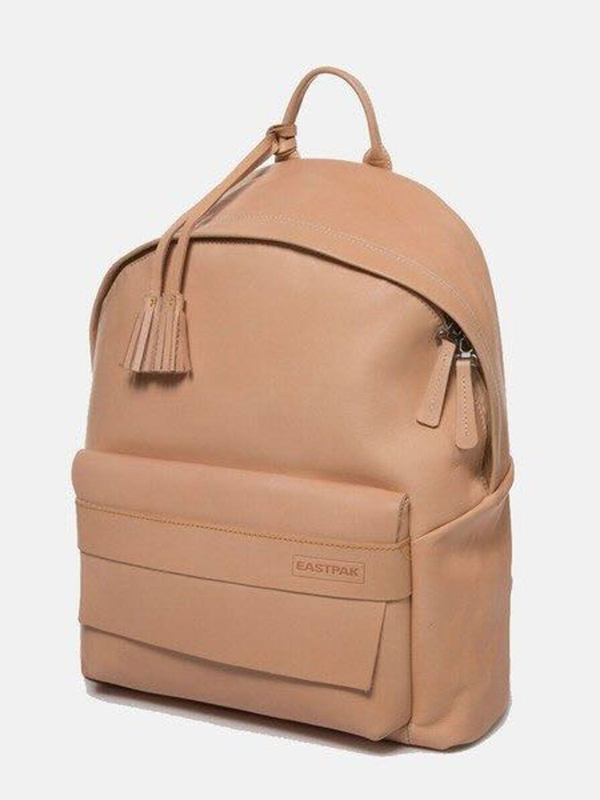 EASTPAK Lab Beige Veggie Leather Dual Zip Backpack