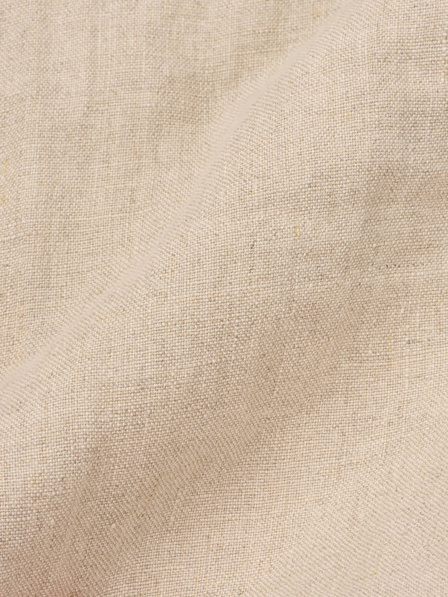 ERMENEGILDO ZEGNA Beige Linen Drawstring Pants NEW