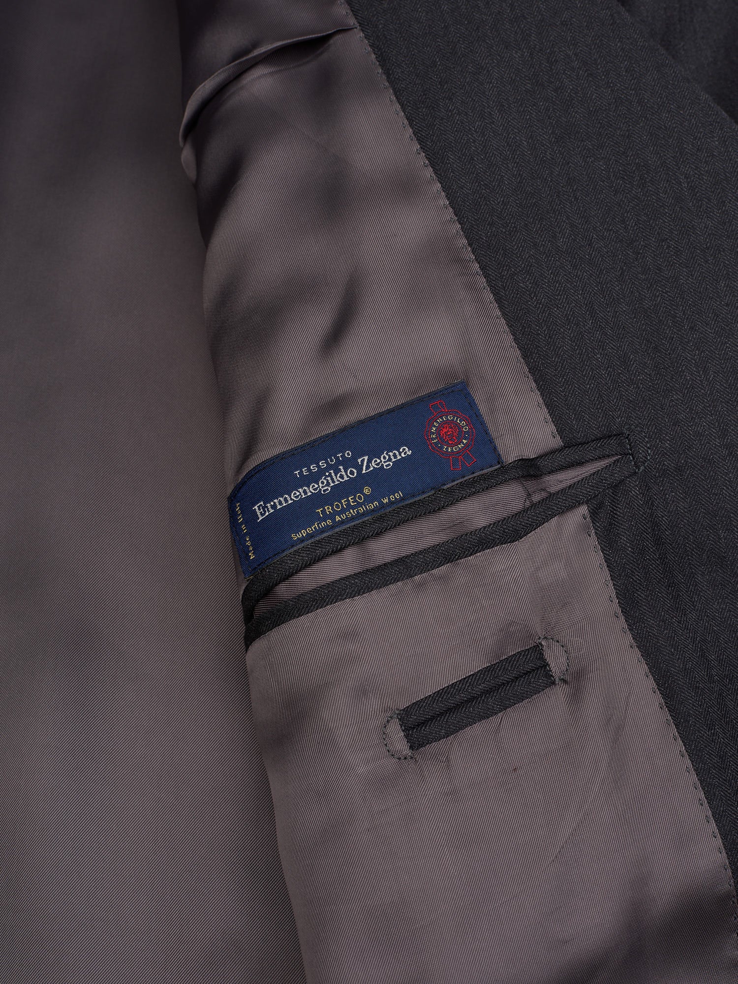 Castangia for Sir Wilson ERMENEGILDO ZEGNA Trofeo Australian Wool Suit