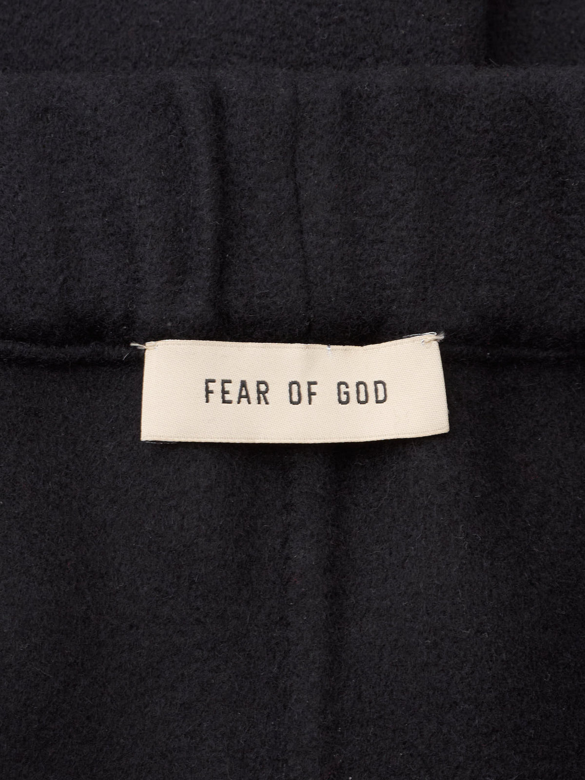 FEAR OF GOD Eternal Black Double Faced Wool-Cashmere Sweatpants