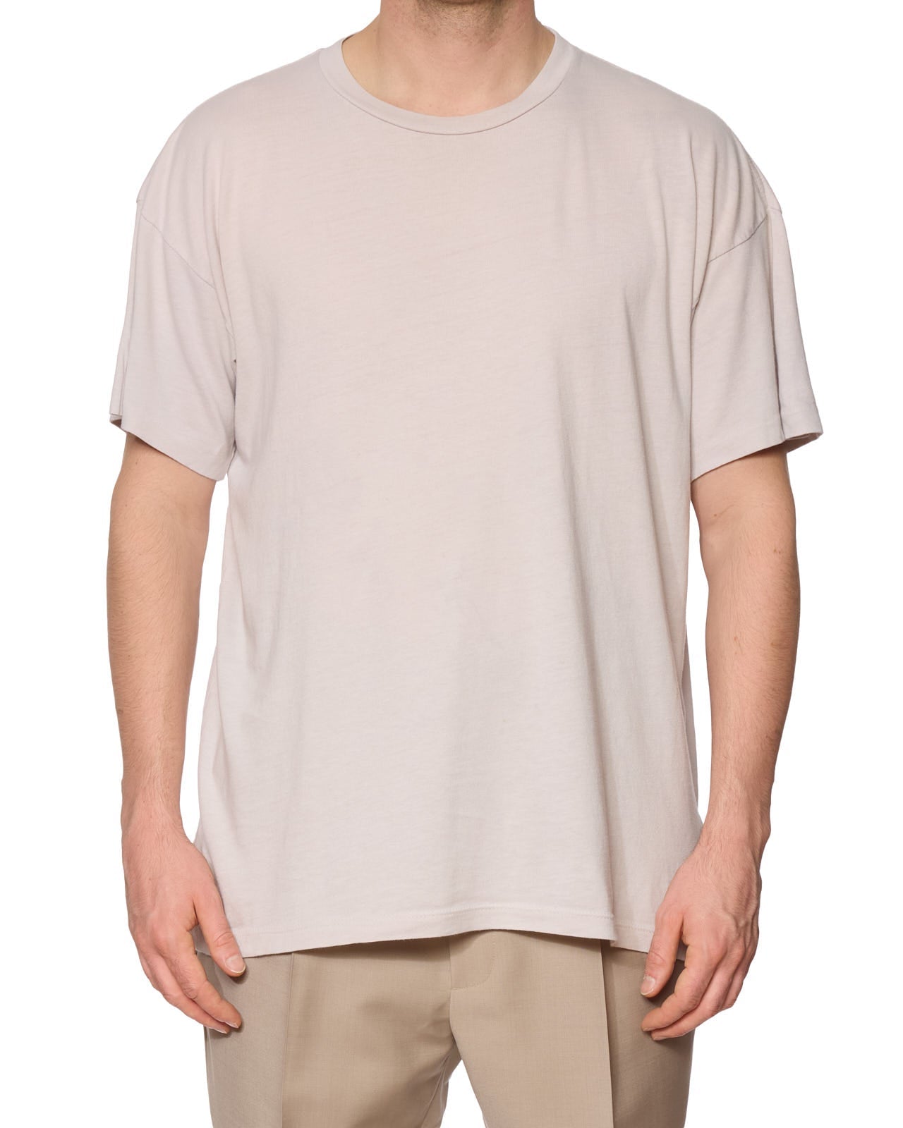 FEAR OF GOD Seventh Collection Beige Cotton Short Sleeve T-Shirt US Large