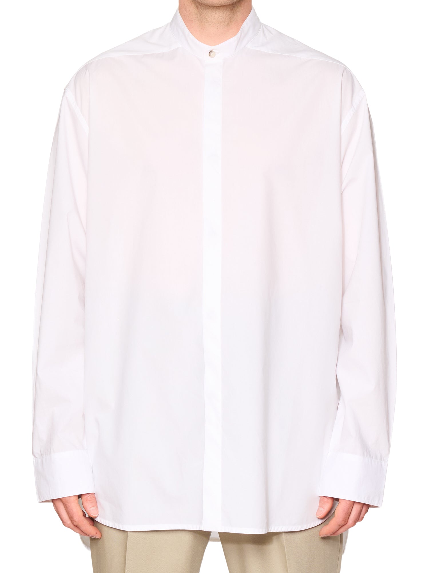 FEAR OF GOD White Cotton Oversized Shirt Size L