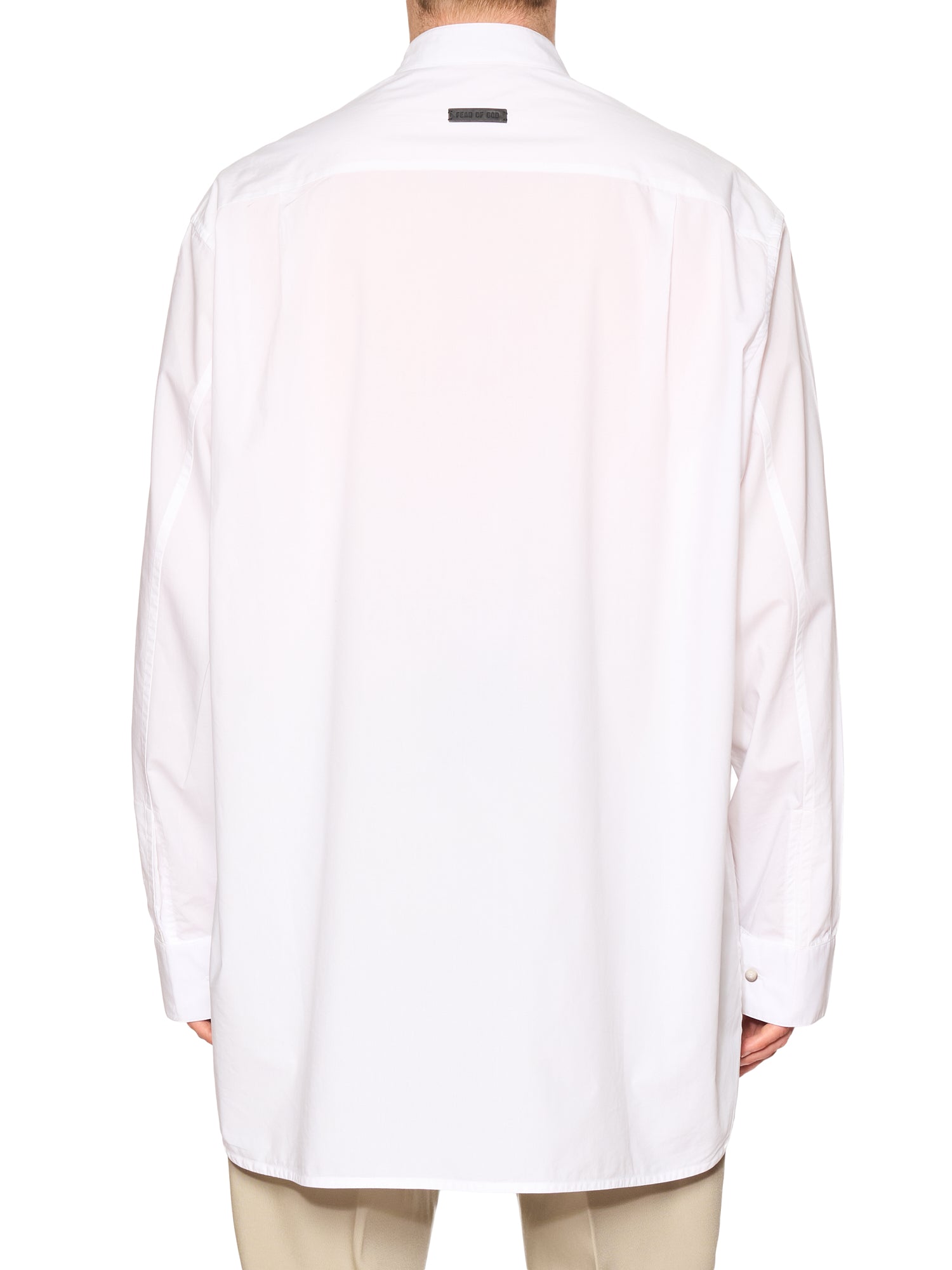 FEAR OF GOD White Cotton Oversized Shirt Size L