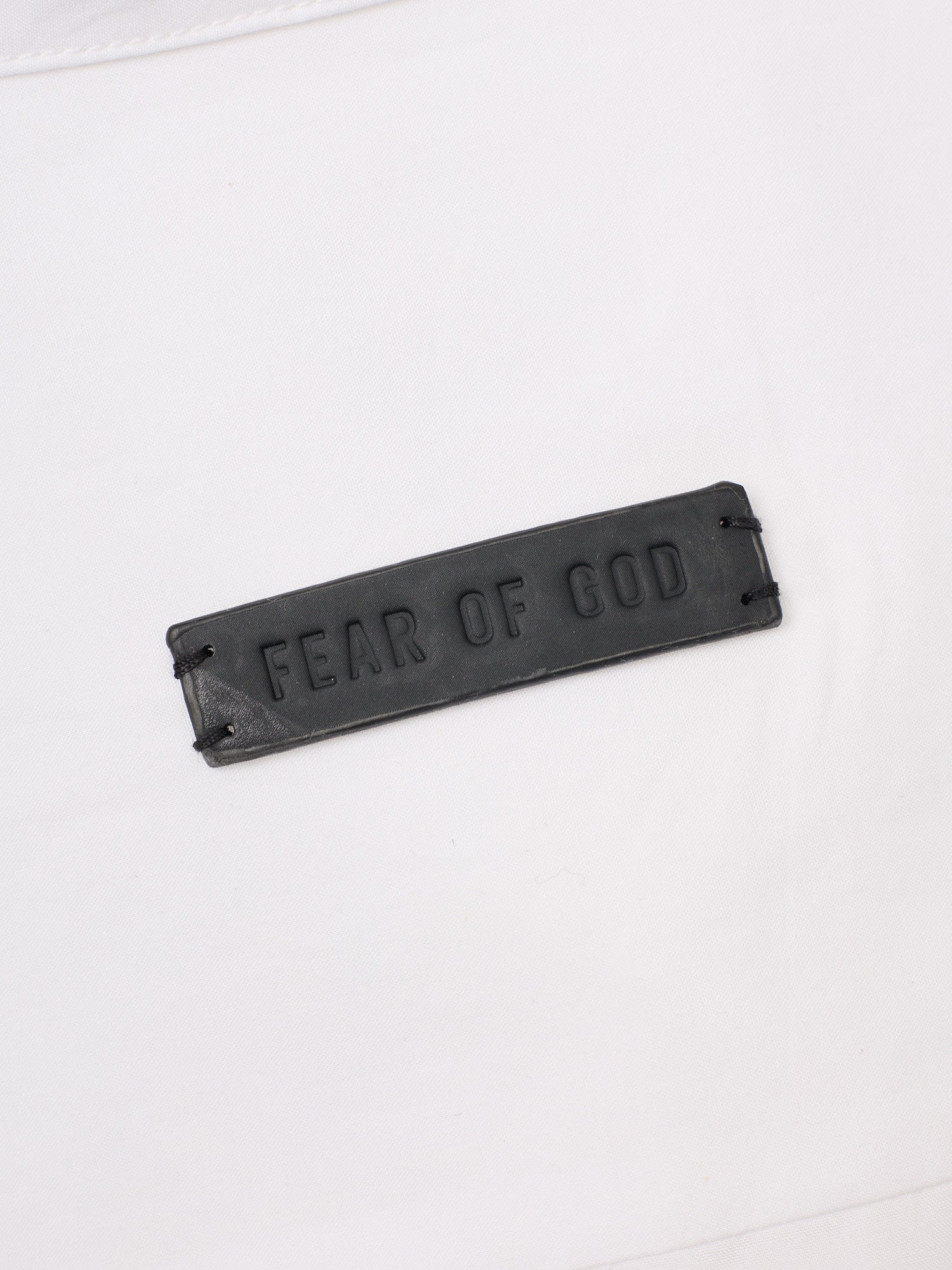 FEAR OF GOD White Cotton Oversized Shirt Size L