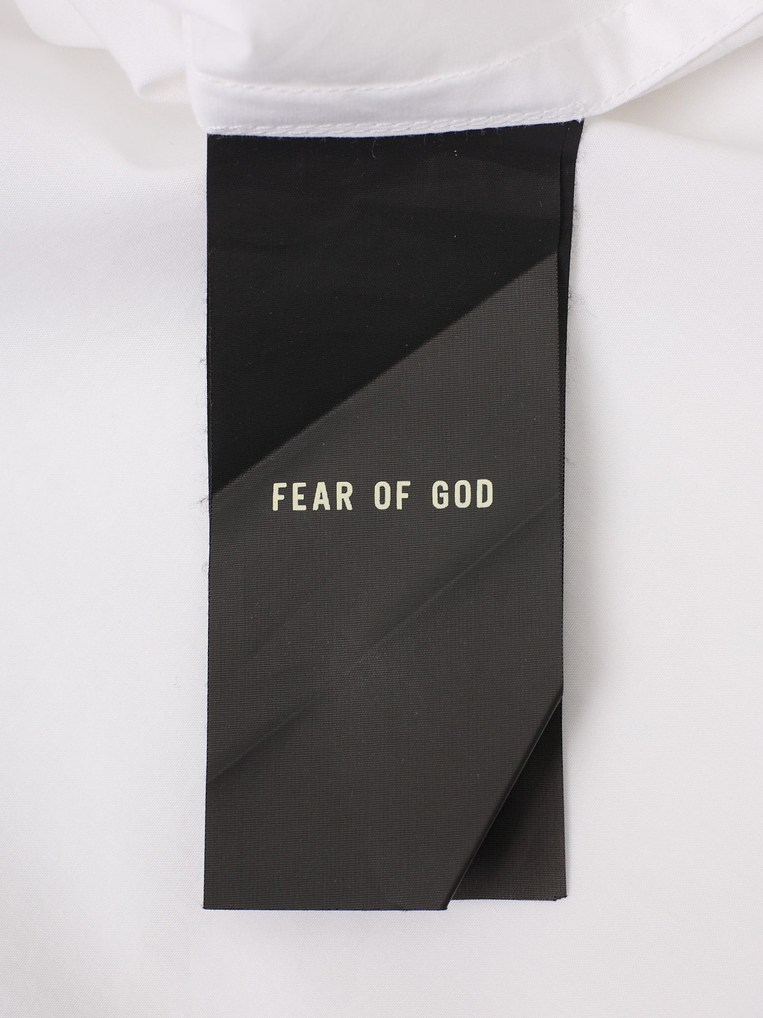 FEAR OF GOD White Cotton Oversized Shirt Size L