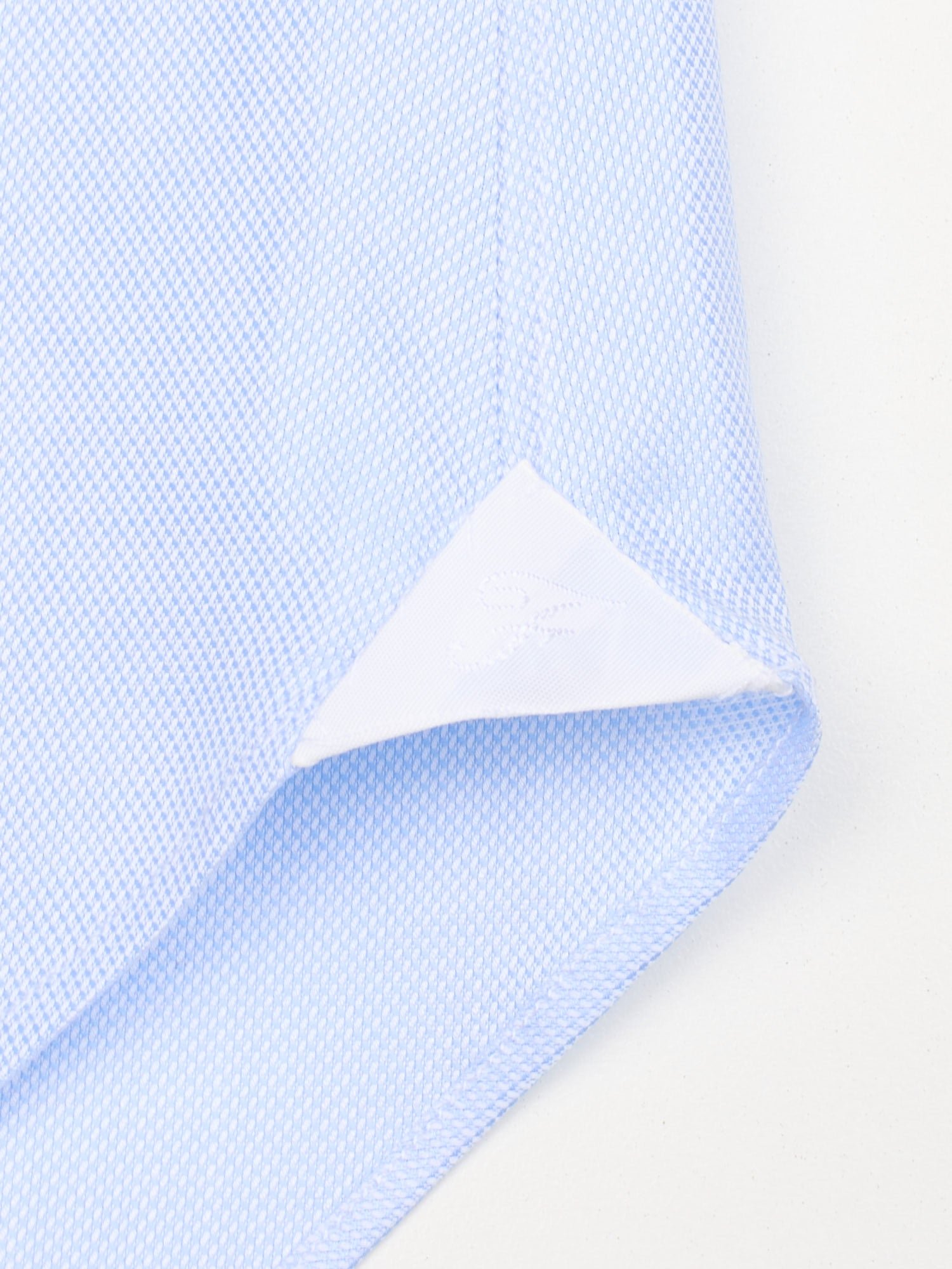 FINAMORE Handmade Light Blue Oxford Cotton Dress Shirt EU 42 NEW US 16.5