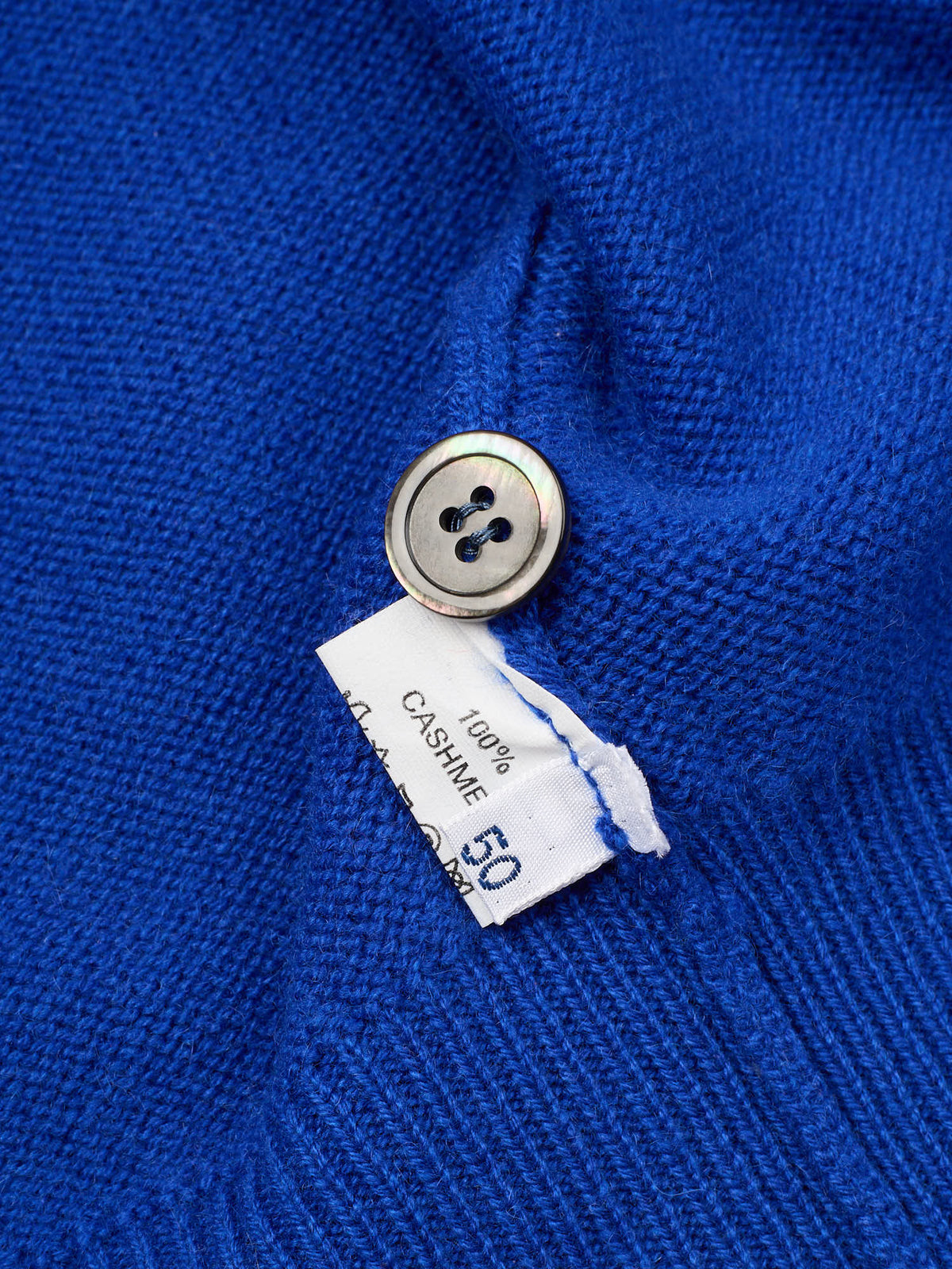 FRASI "Simone Righi" Firenze Blue Cashmere Knit Sweater Vest EU 50 NEW US M