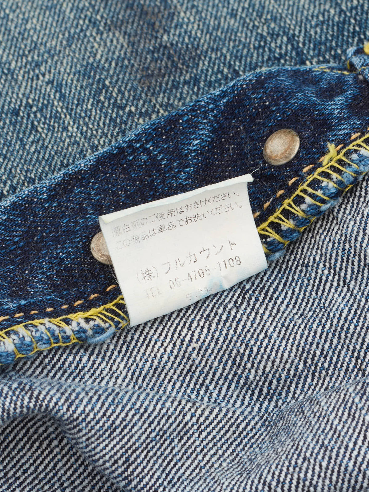 FULLCOUNT 1110XX "Fear of The Dark" Tapered Denim