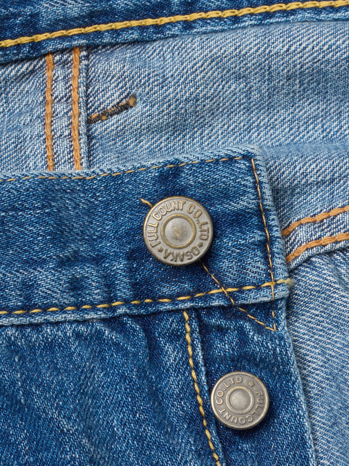 FULLCOUNT 1341 1103SS Dartford Clean Straight Denim Jeans (Super Smooth)