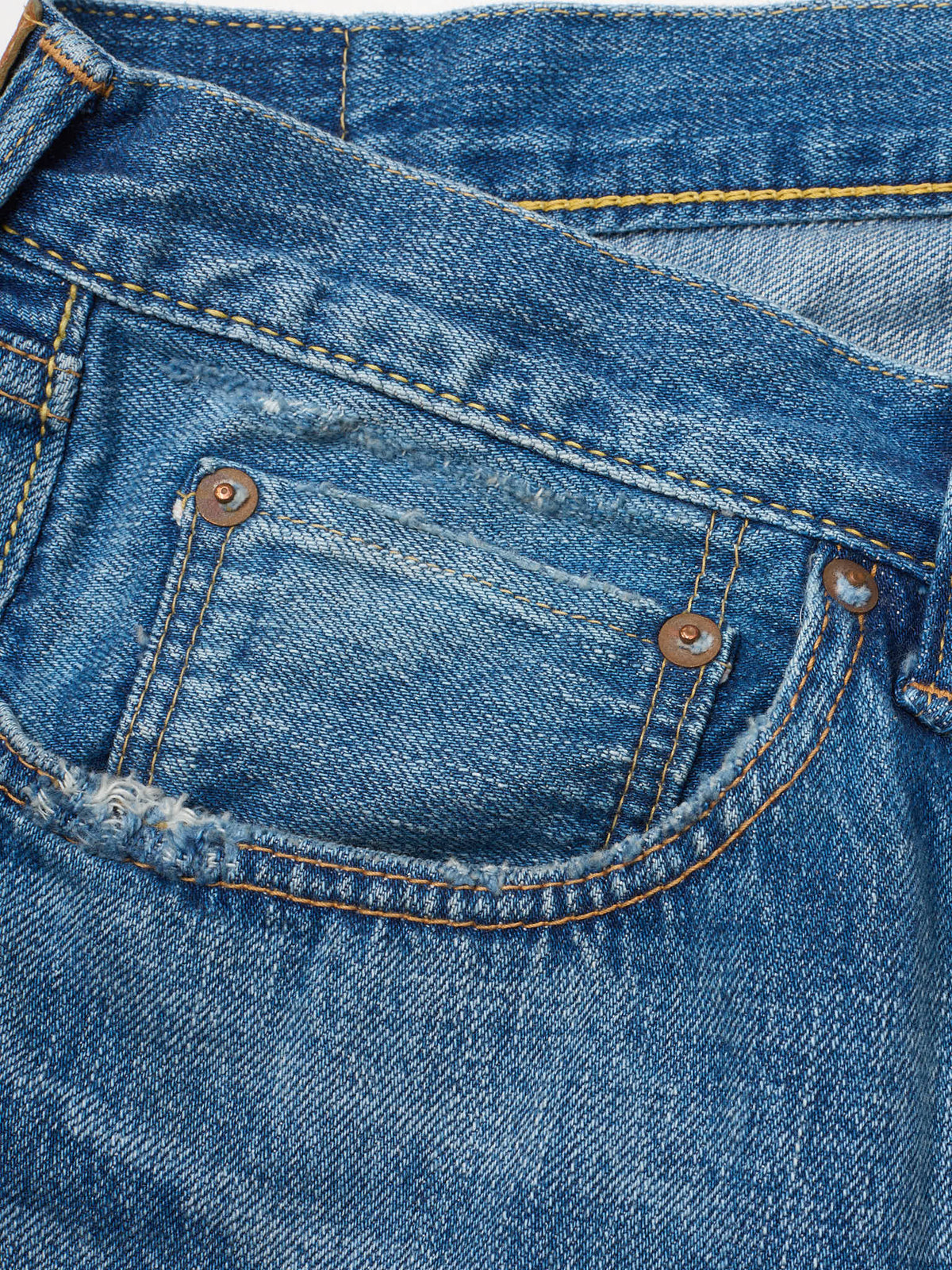 FULLCOUNT 1341 1103SS Dartford Clean Straight Denim Jeans (Super Smooth)