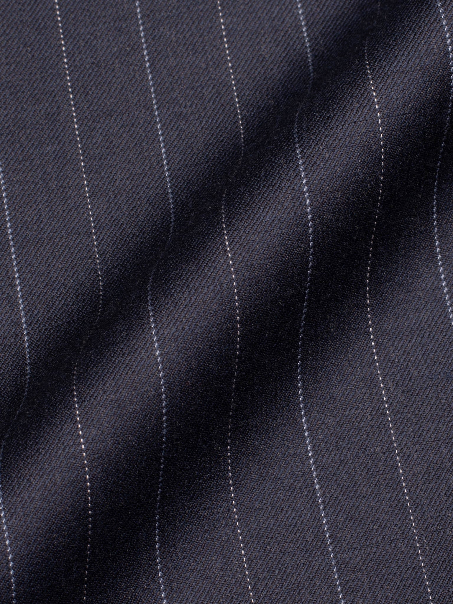 SIR WILSON Torino Navy Blue Striped Wool Business Suit