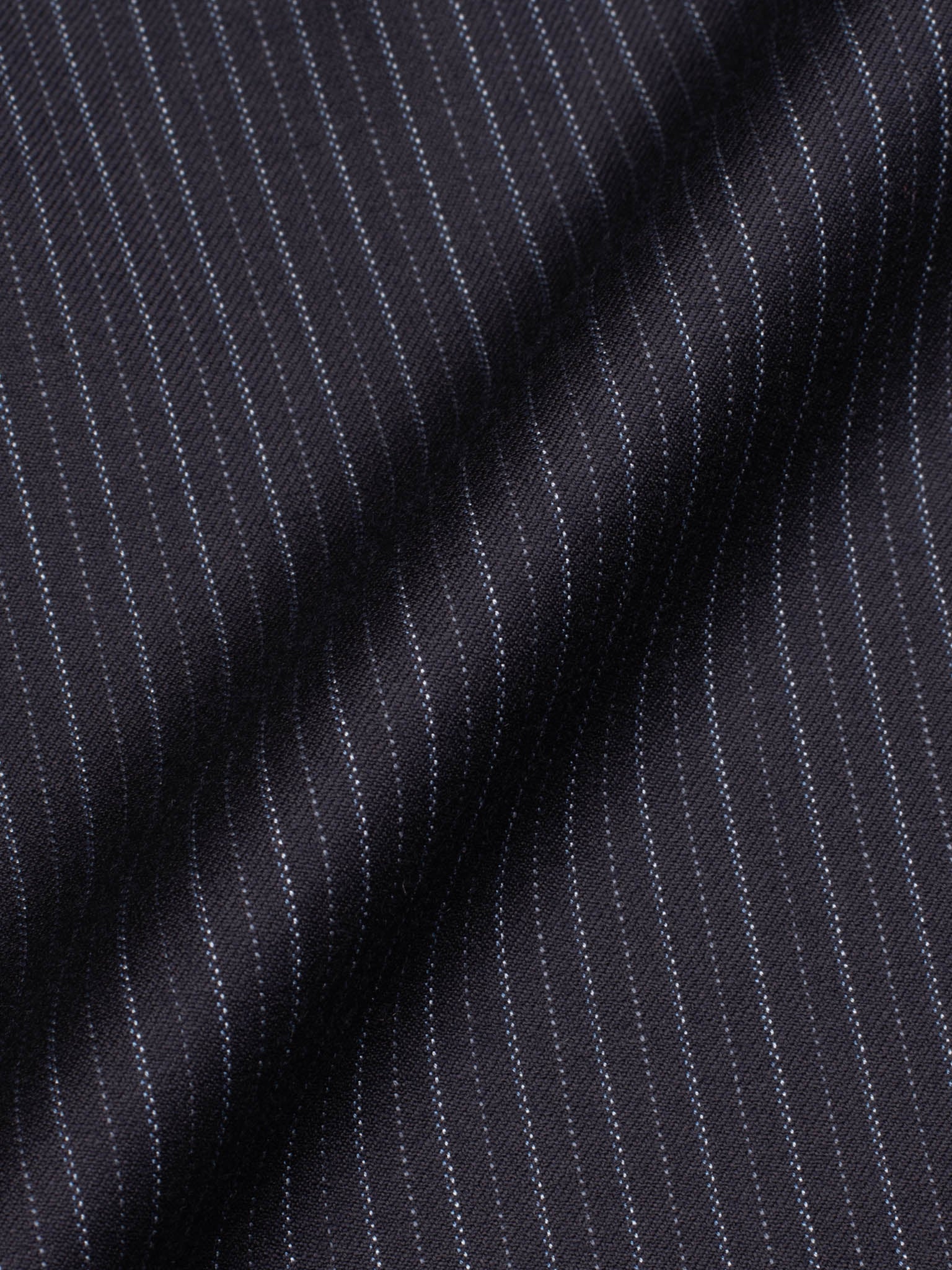 SIR WILSON Torino Navy Blue Striped Wool Business Suit