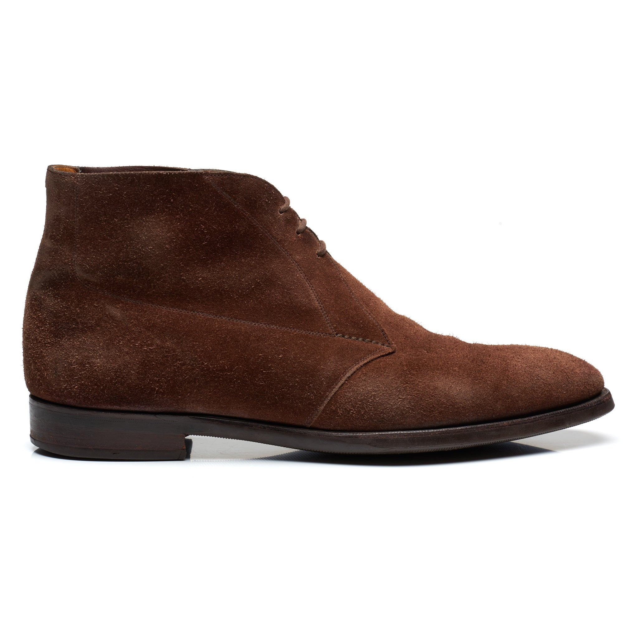 GAZIANO & GIRLING "Arran" Mink Suede Leather Chukka Boots 8E US 8.5 Last MH71 GAZIANO & GIRLING
