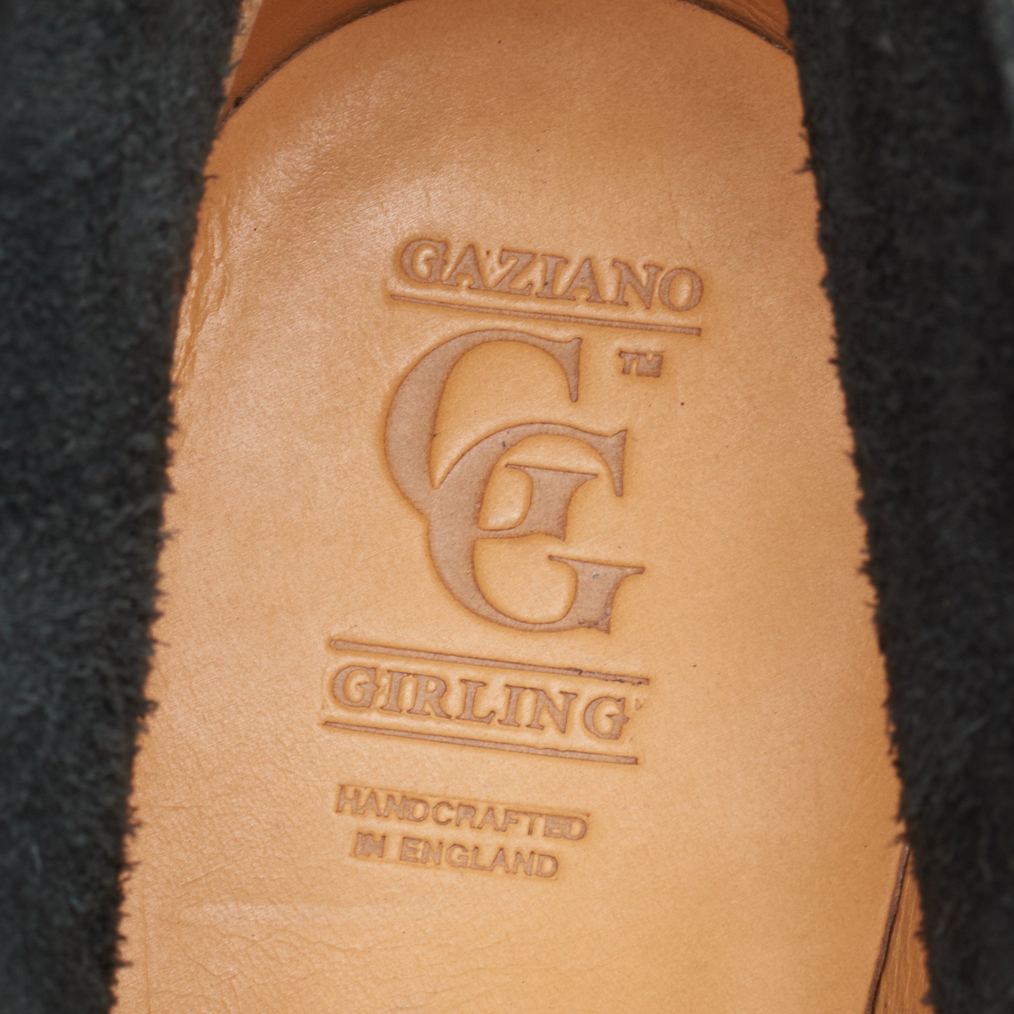 GAZIANO & GIRLING "Arran" Black Hatch Grain Leather Chukka Boots UK 8E US 8.5 Last MH71 GAZIANO & GIRLING