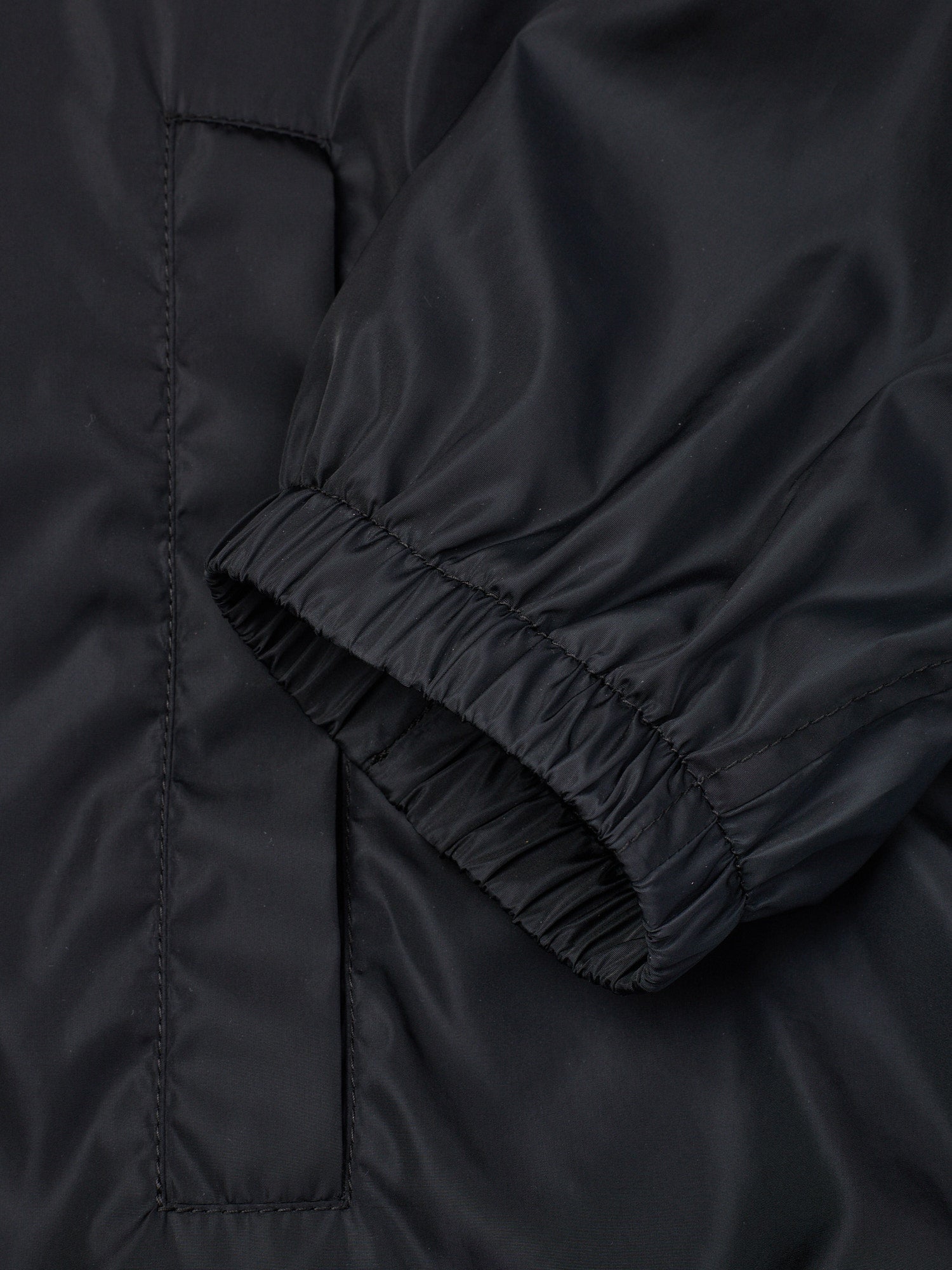 GIVENCHY Tag Effect Hooded Windbreaker Jacket Oversized