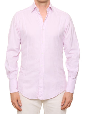 GUCCI Pink Twill Cotton Shirt US 15.75 / EU 40