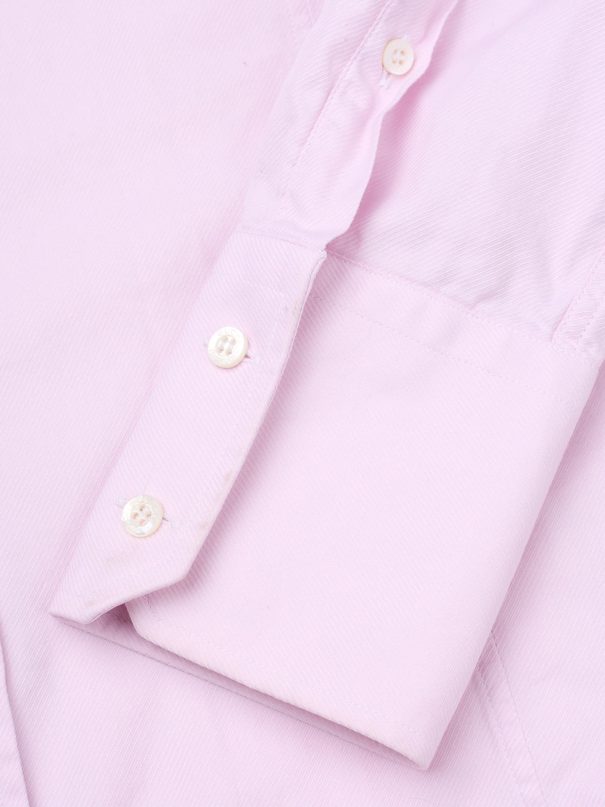 GUCCI Pink Twill Cotton Shirt US 15.75 / EU 40
