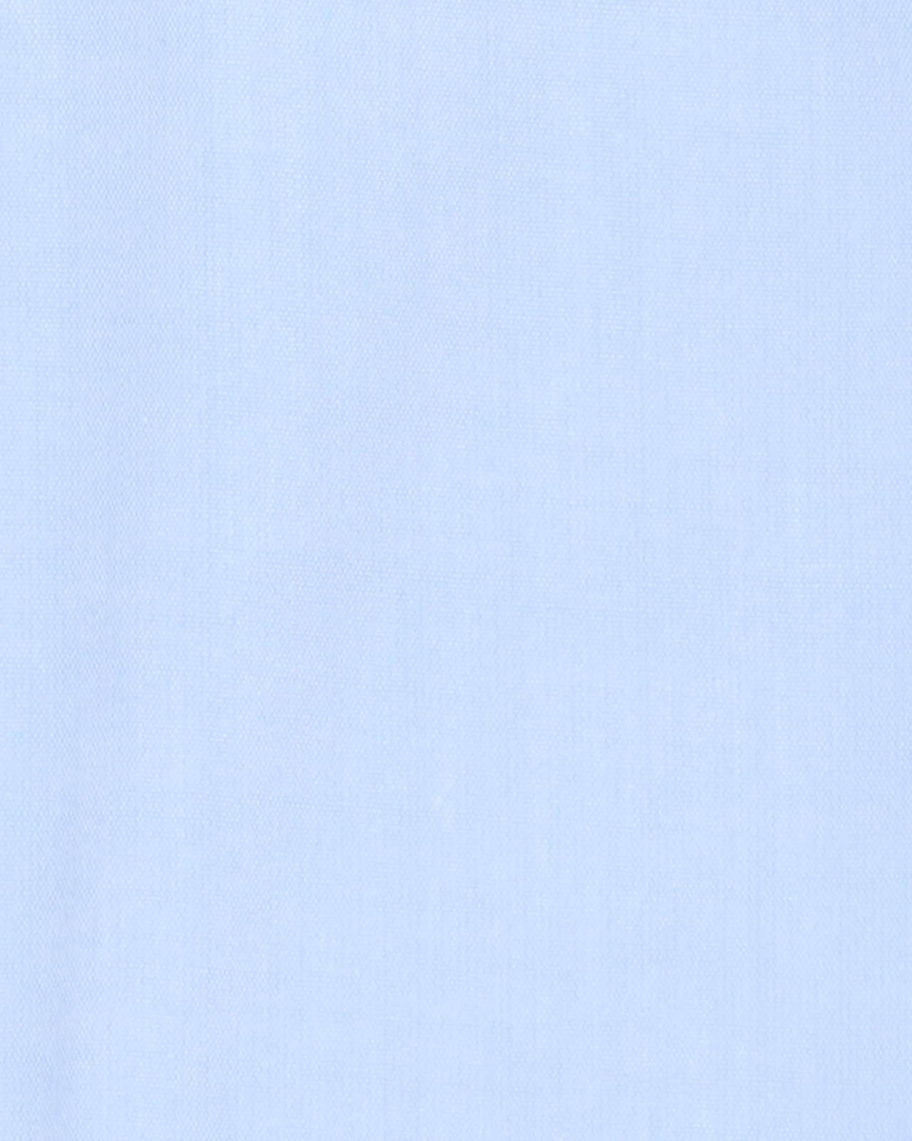 GUGLIELMINOTTI Milano Blue Melange Cotton Dress Shirt EU 45 NEW US 18