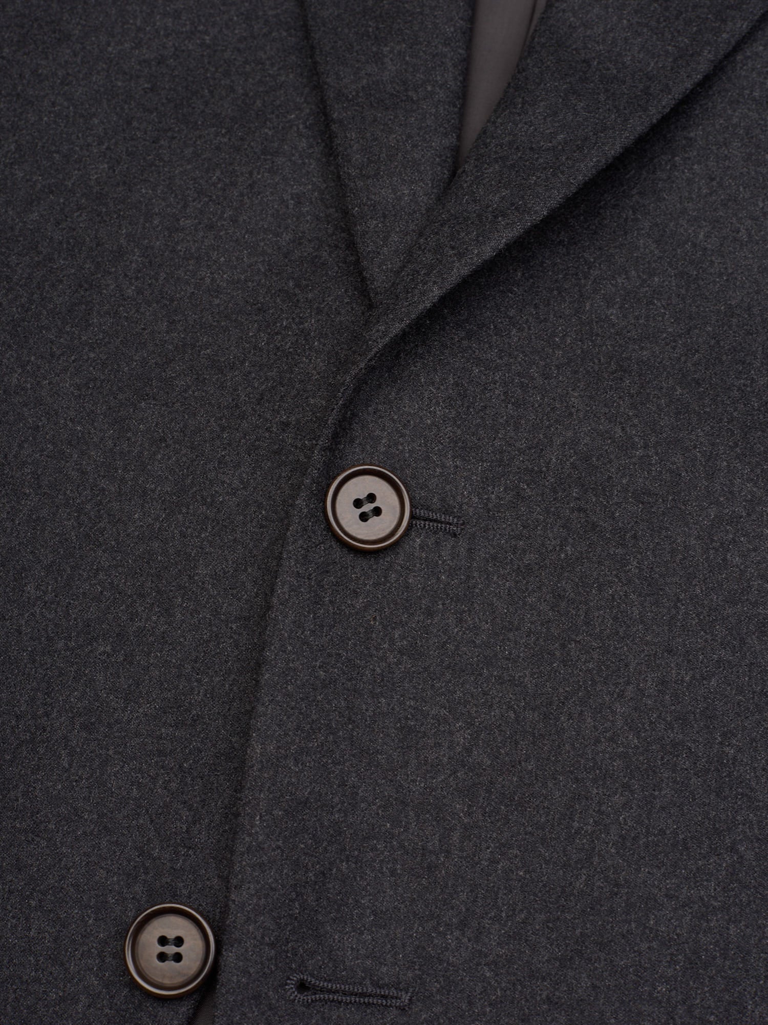 Hitman by Cerruti Dark Gray Flannel "Arsenio" Wool–Cashmere Suit