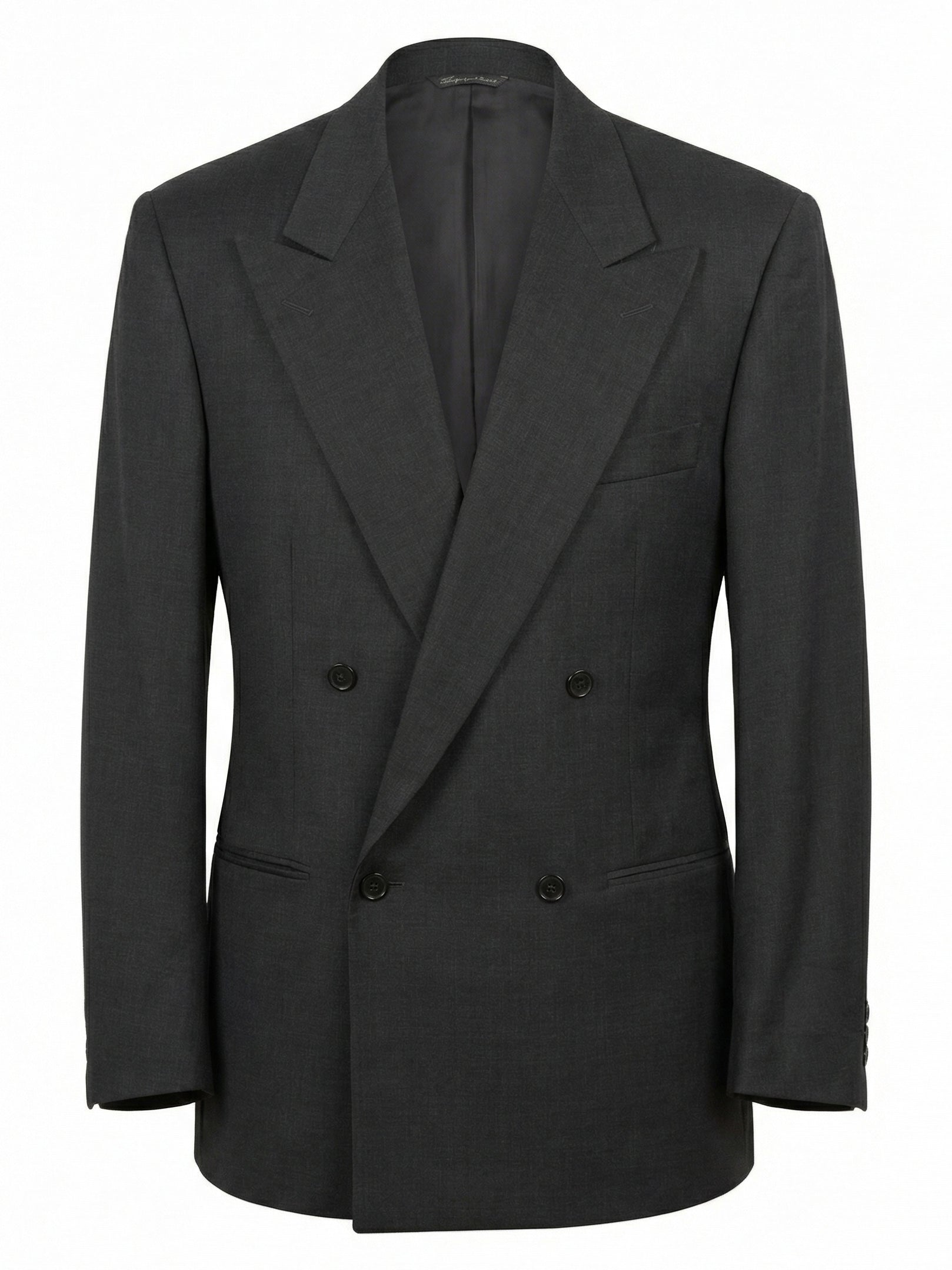 Hitman by Cerruti Gray Arsenio Wool Super 100‘s Double Breasted Suit