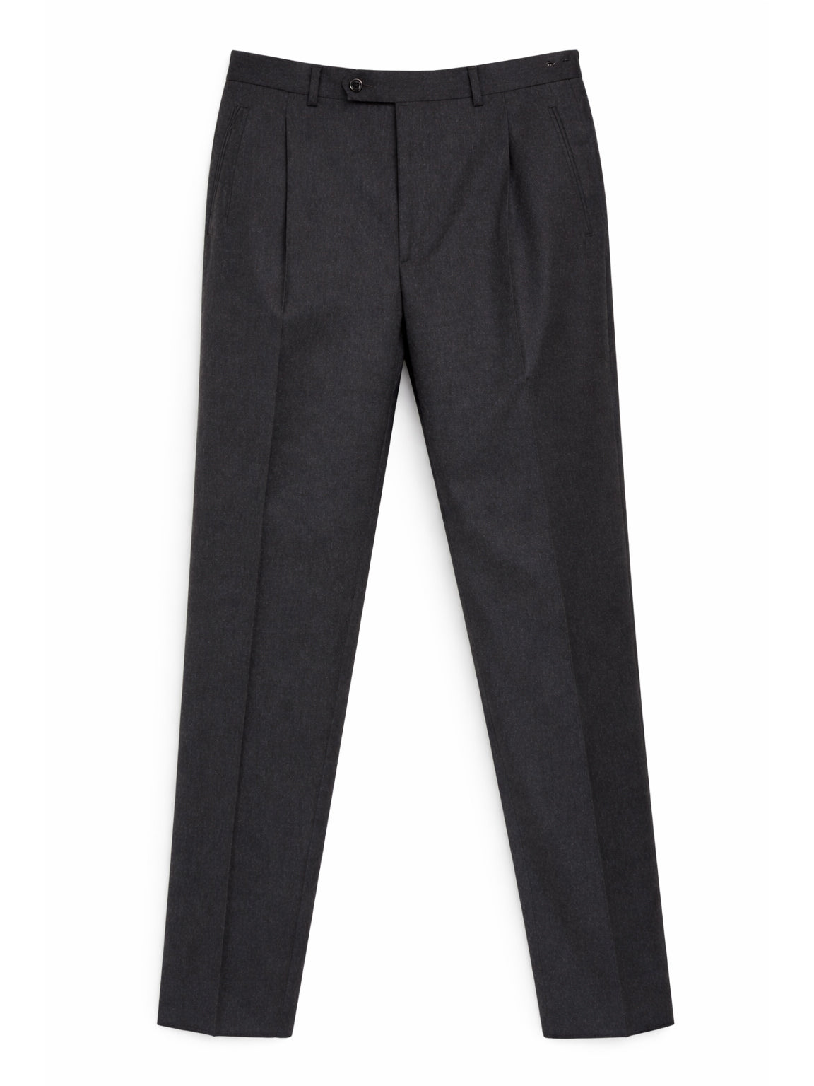 Hitman by Cerruti Dark Gray Cerruti Wool–Cashmere Flannel Suit