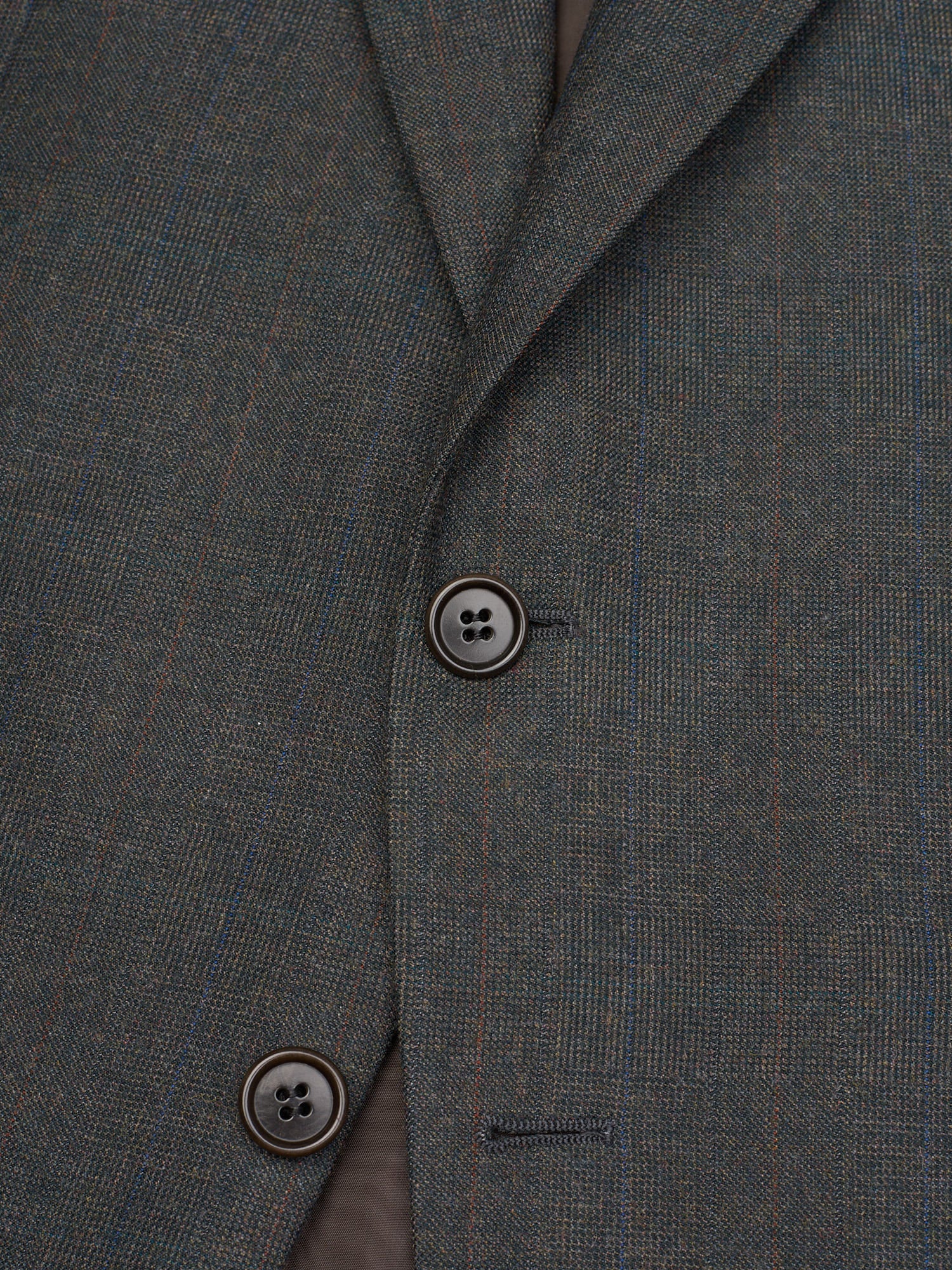 Hitman by Cerruti Dark Green Prince of Wales Wool Suit