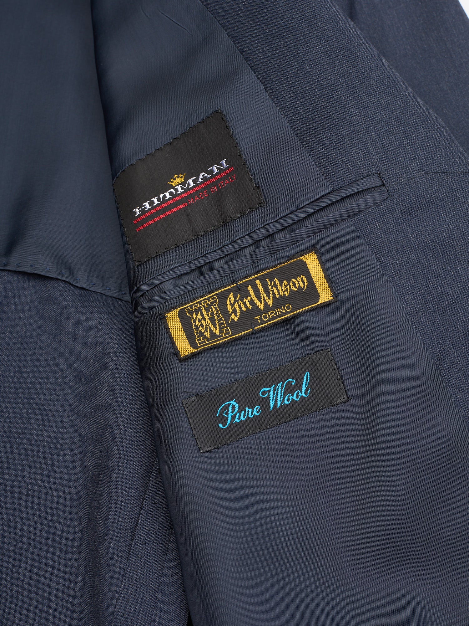 Hitman by Cerruti Navy Blue Pure "Arsenio" Wool Business Suit