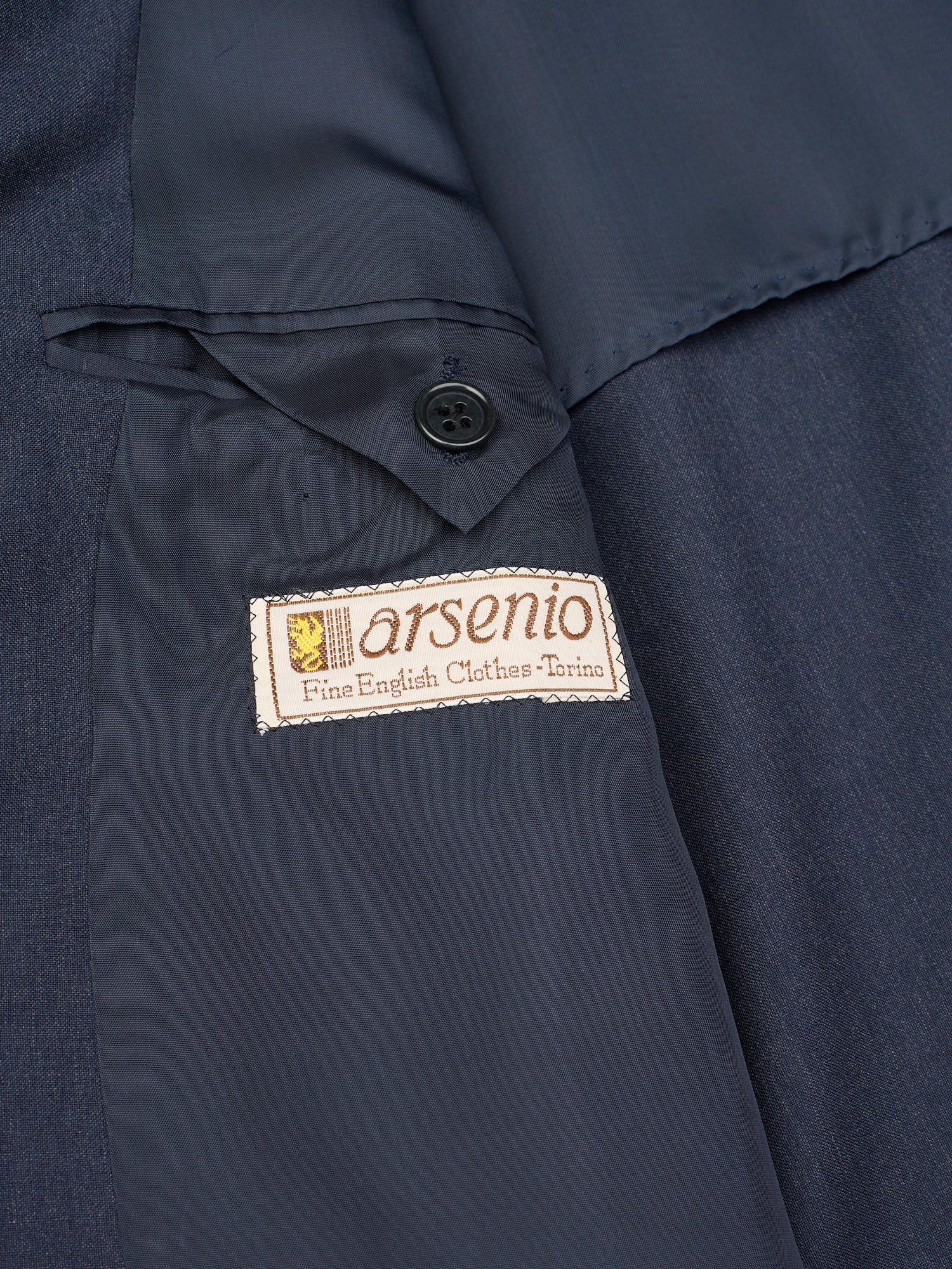 Hitman by Cerruti Navy Blue Pure "Arsenio" Wool Business Suit