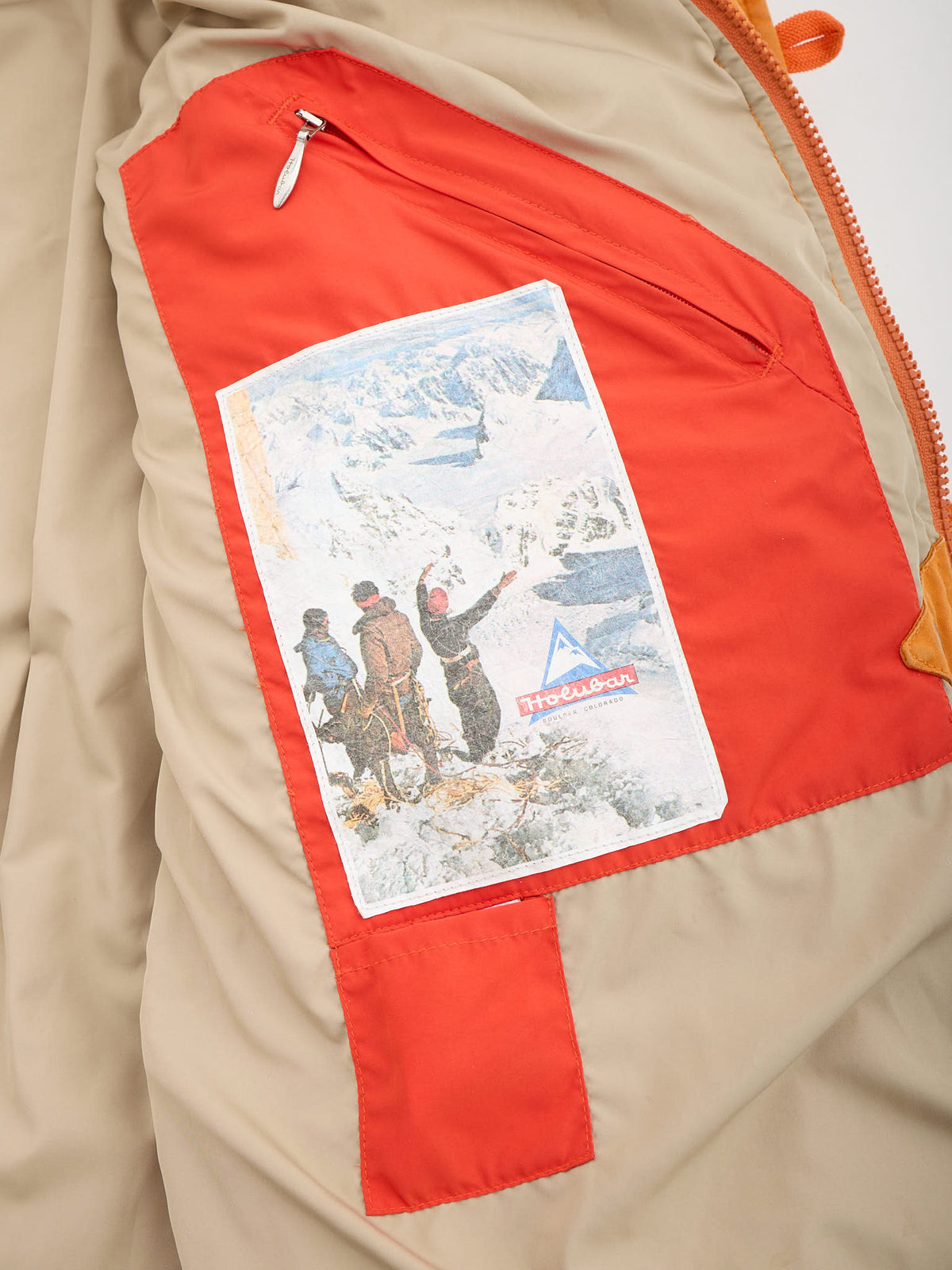 HOLUBAR "Boulder" Orange Cotton Down Filled Parka Jacket Alpaca Parts
