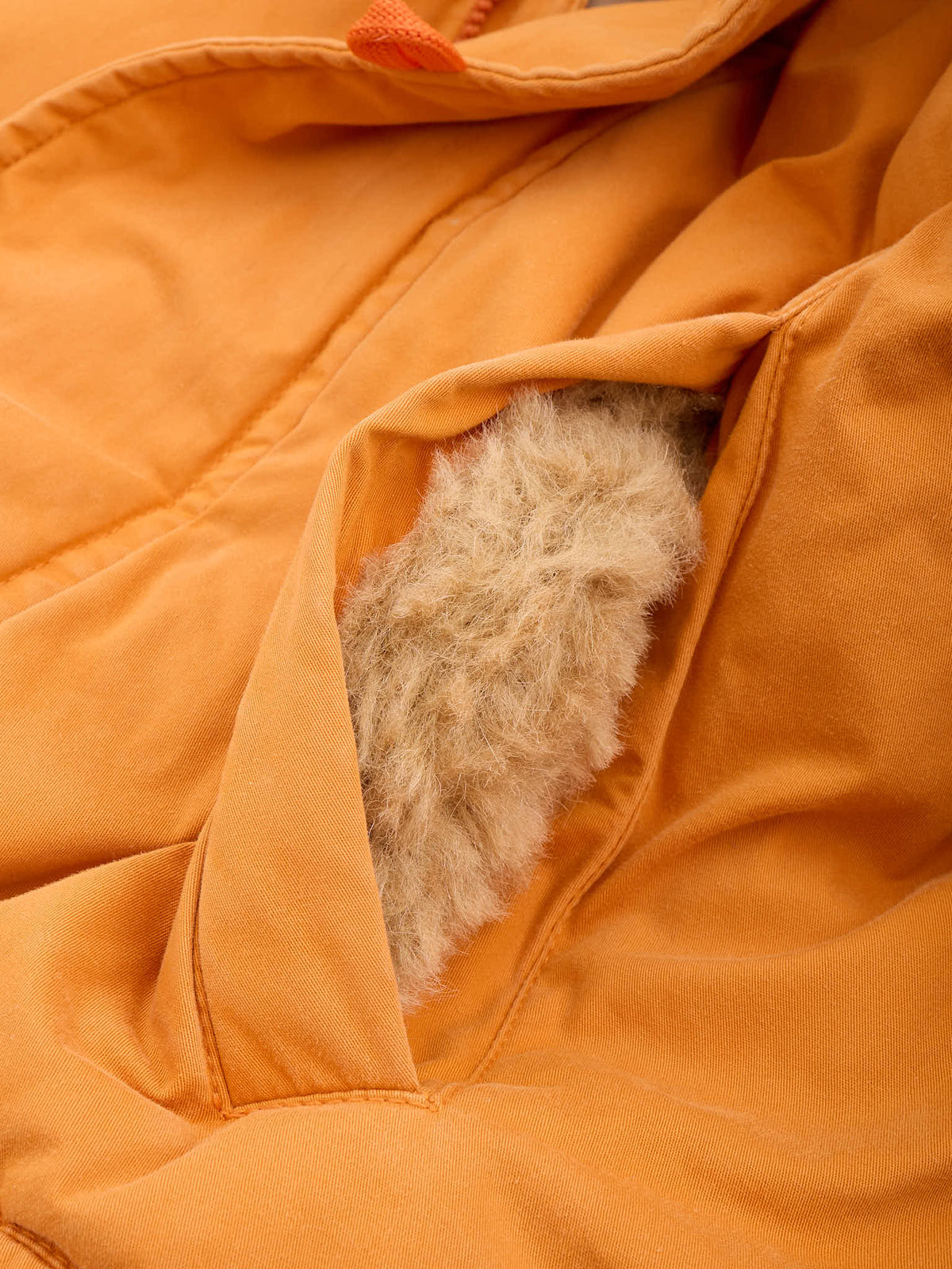 HOLUBAR "Boulder" Orange Cotton Down Filled Parka Jacket Alpaca Parts