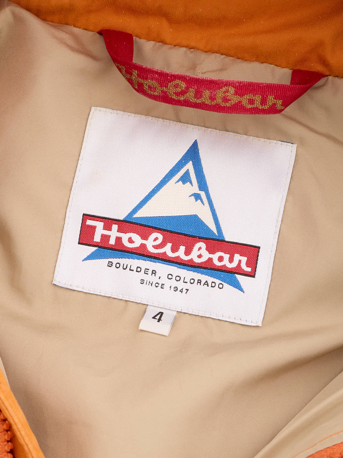 HOLUBAR "Boulder" Orange Cotton Down Filled Parka Jacket Alpaca Parts