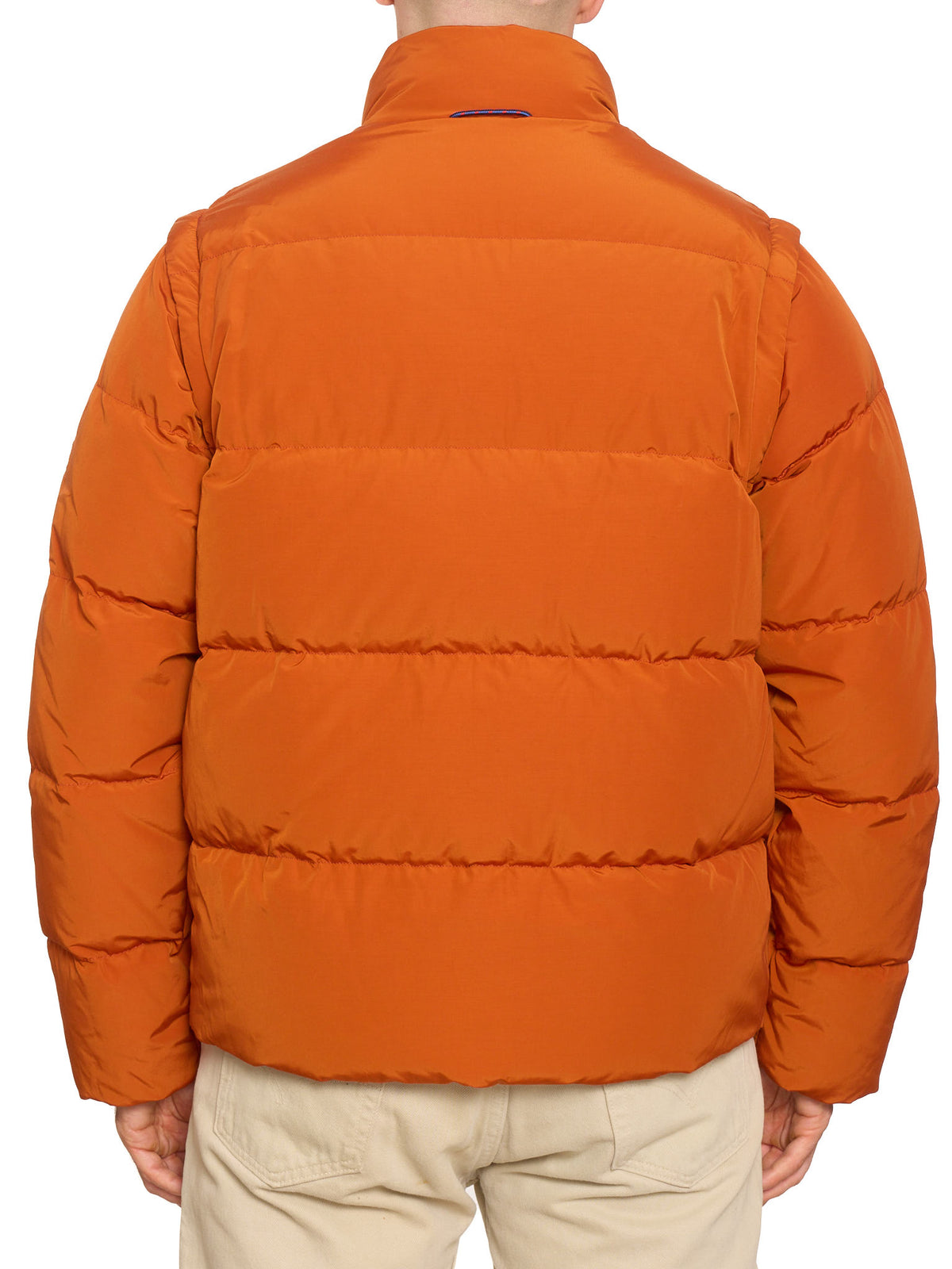 HOLUBAR "Mustang" Dark Orange Down Puffer Jacket Vest NEW Convertible