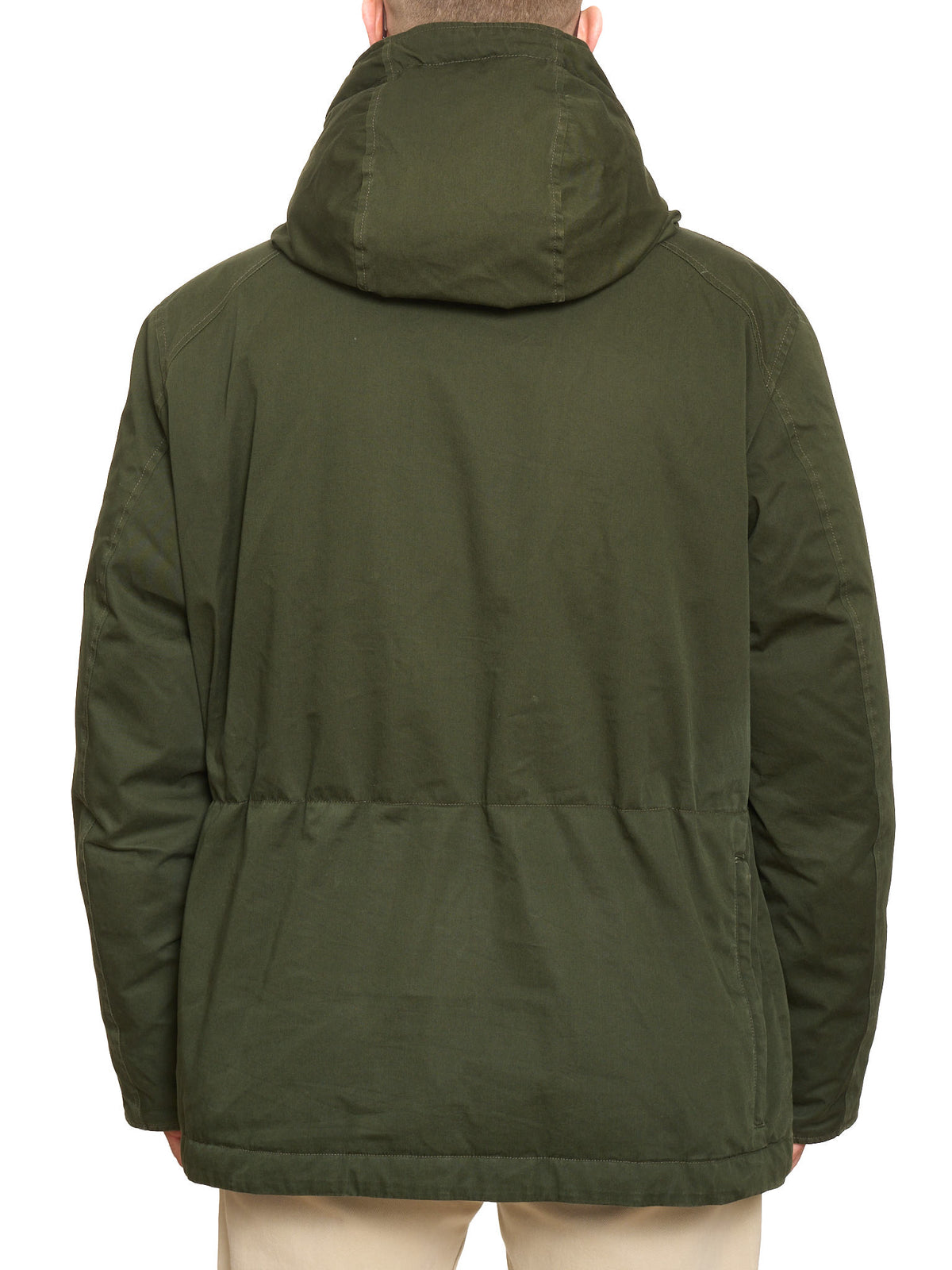 HOLUBAR "North Hunter" Green Cotton Parka Down Filled Parka Jacket Alpaca Mohair Parts