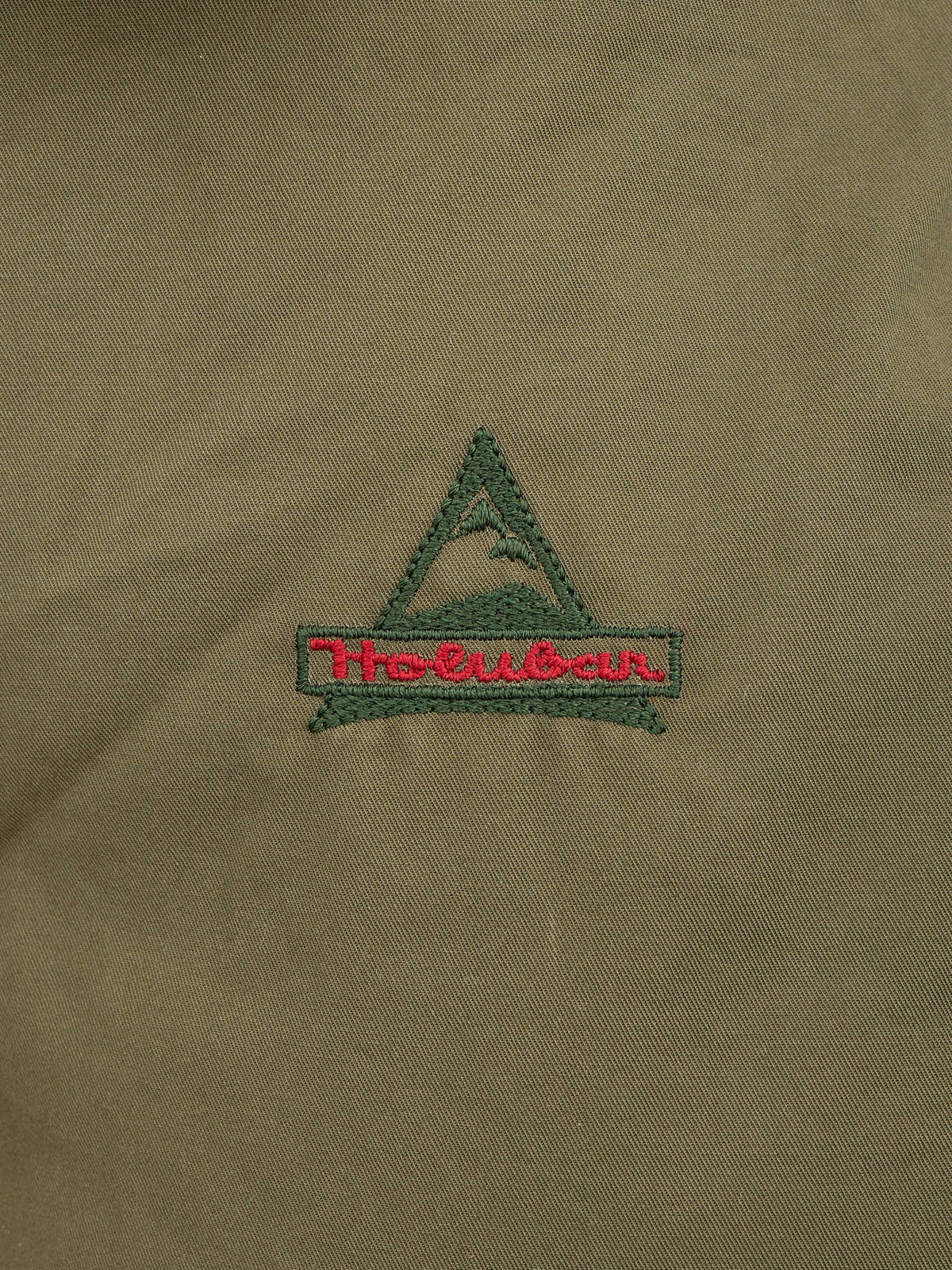HOLUBAR "Short Boulder" Olive Green Cotton Down Filled Parka Jacket Alpaca Mohair Parts