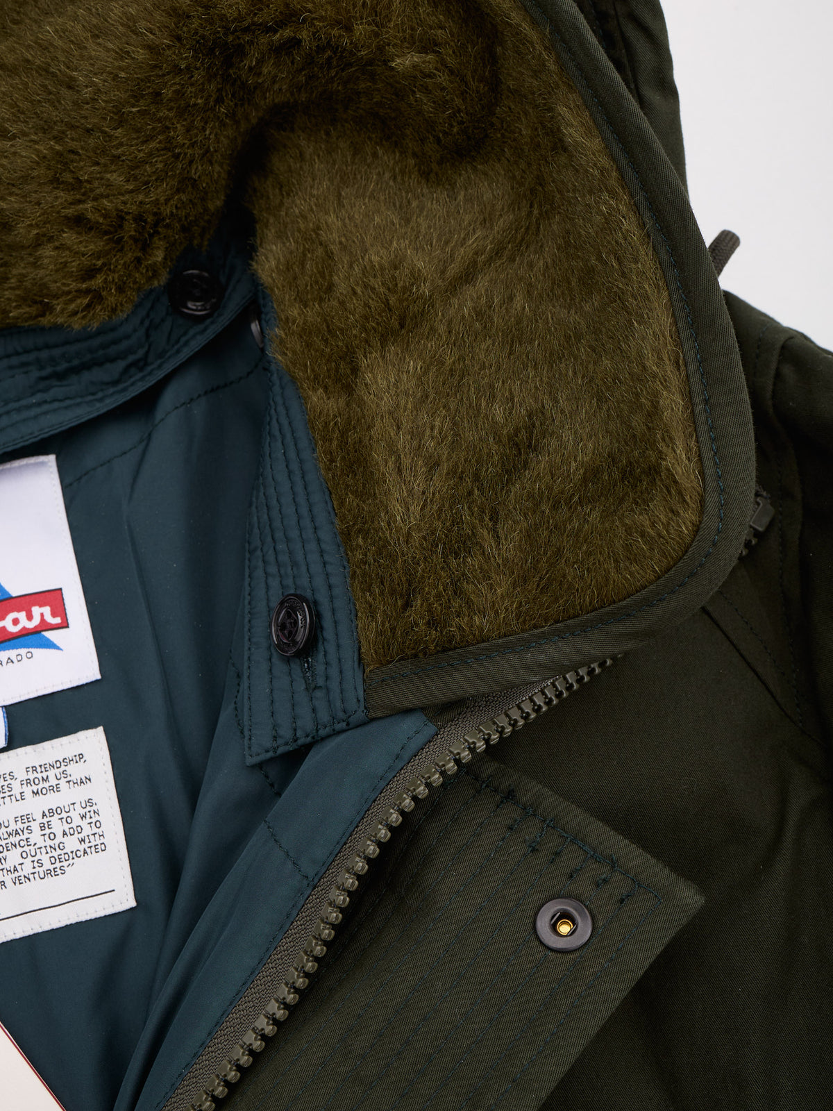 HOLUBAR "Short Boulder" Forest Green Down Jacket Hooded Parka NEW L